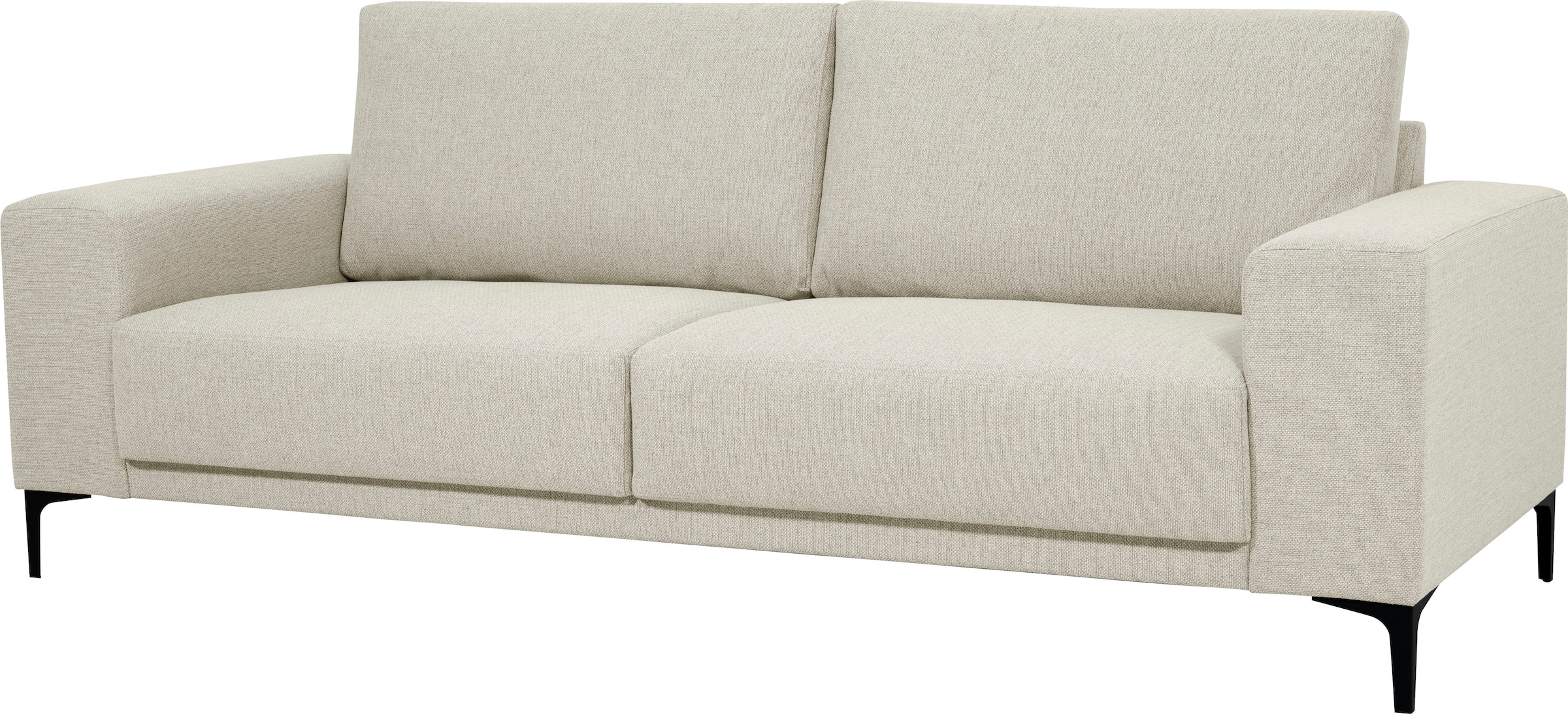 GOODproduct 3-Sitzer »Xander« Breite 224 cm, Soft-Touch Chenille, schwarze Metallfüsse