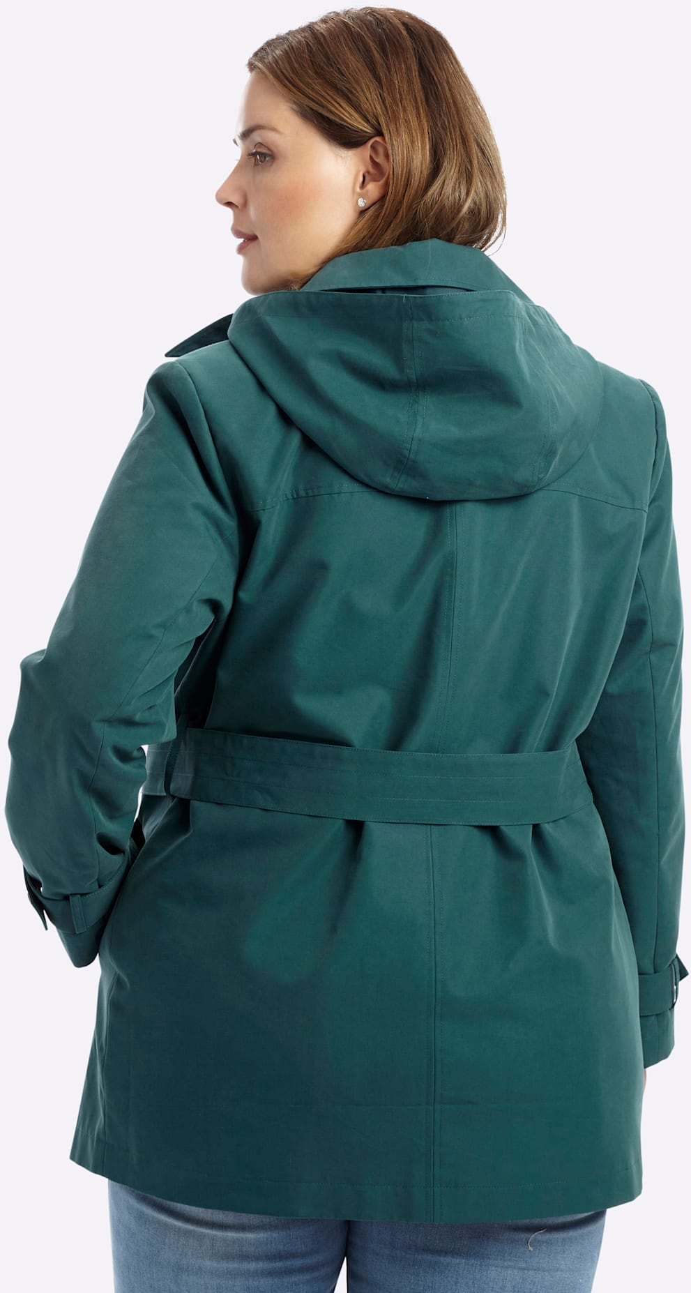 Sheego Veste longue mit Kapuze