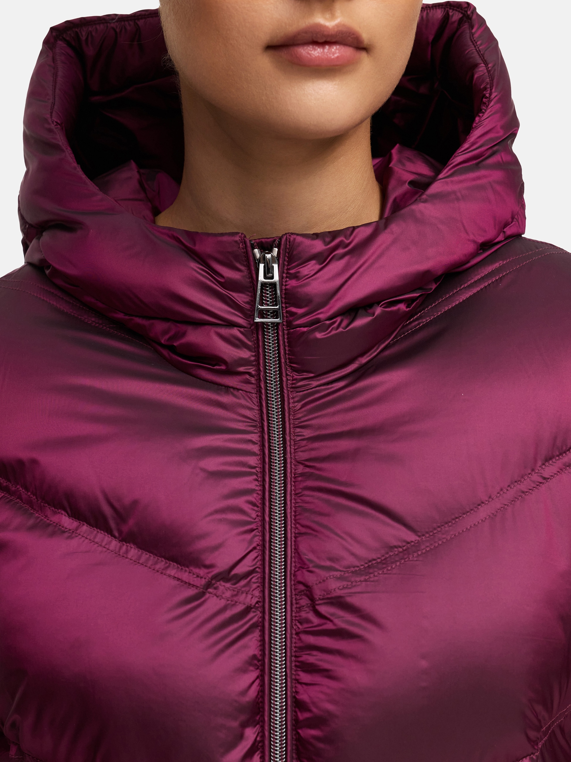 MANISA Veste matelassée mit Kapuze mit Stehkragen, Kapuze und elastischem Ärmelsaum