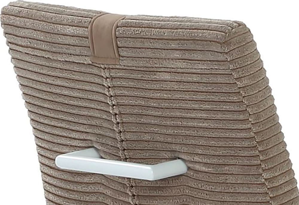 Jockenhöfer Gruppe Chaise cantilever »Kenny« (Ensemble) 2 cuisavec ressorts ensachés, tissu d’ameublement en velours côtelé
