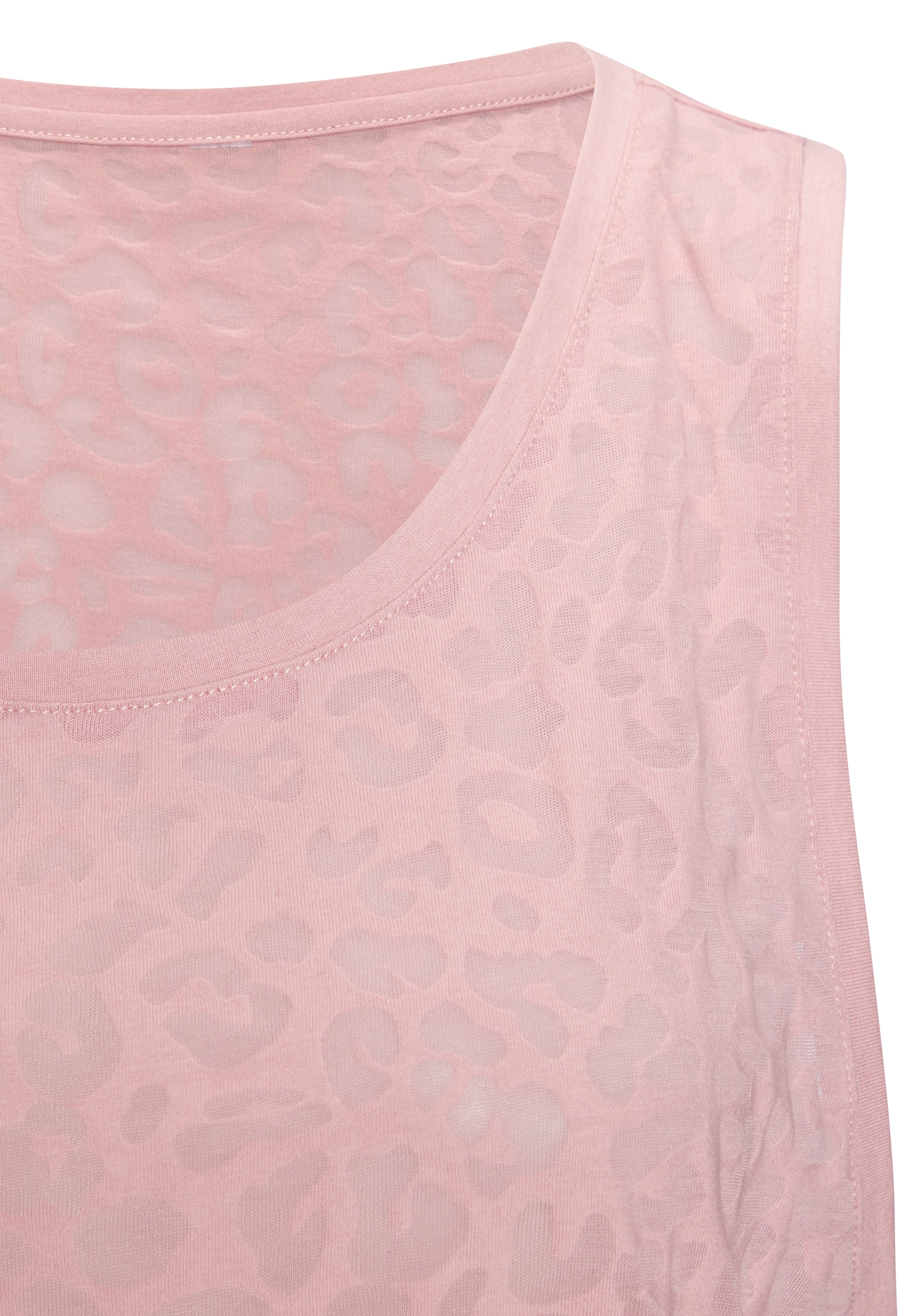 LASCANA ACTIVE Top fonctionnel Leo-Optik mit weitem Armausschnitt