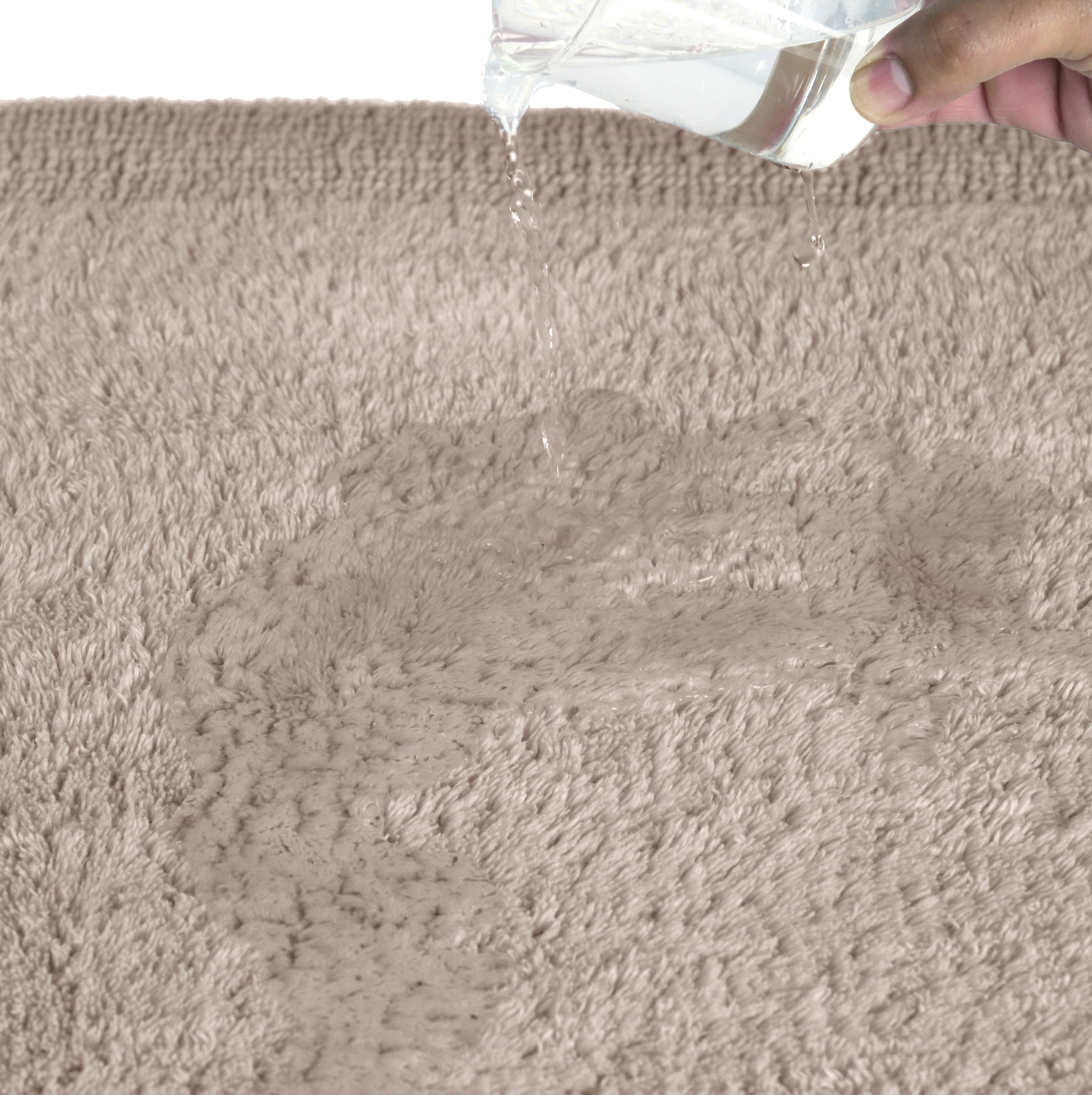 GOODproduct Tapis de bain »Kapra, Badvorleger, Badezimmer Teppich« Höhe 14 mm Résistant | compatible chauffage au sol | utilisable des deux côtés avec bordure, tapis de bain, tapis de bain, coton
