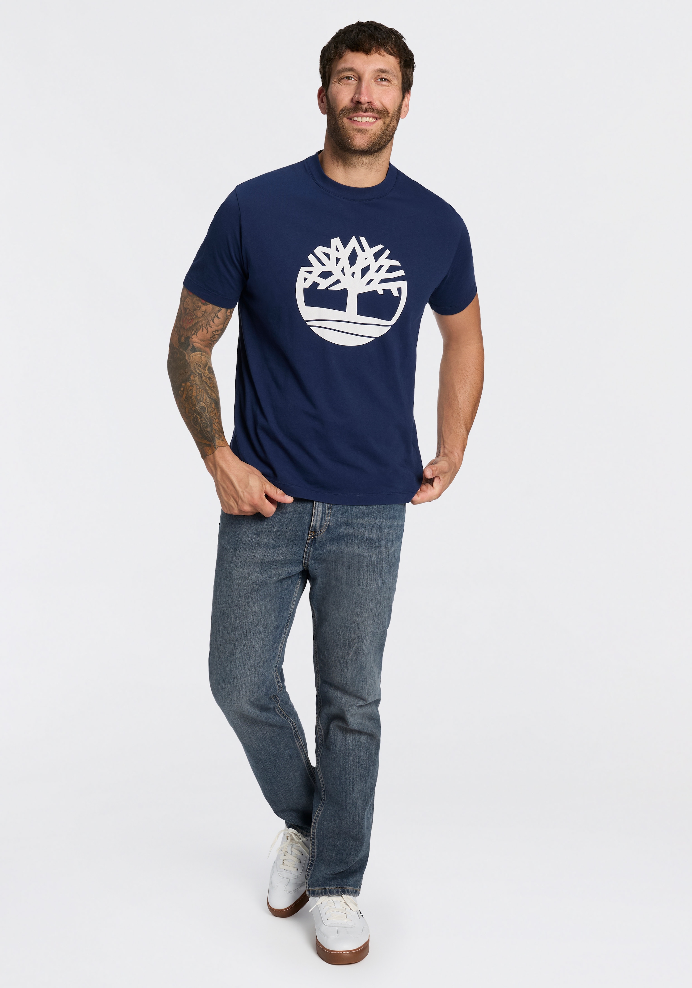 Timberland T-shirt »NORTHWOOD - Tree Logo SS Tee« en coton, aussi en grandes tailles