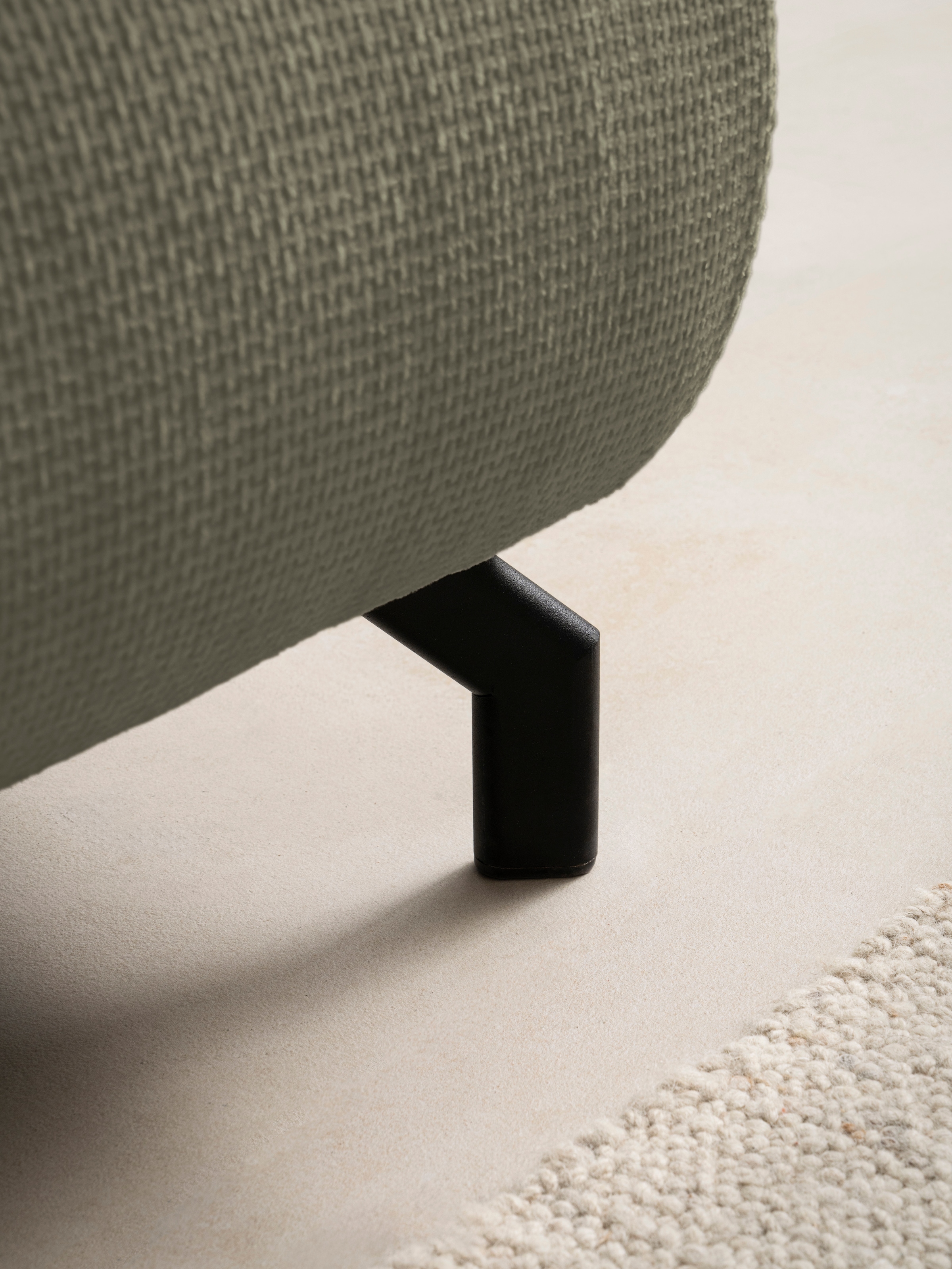 GOODproduct Canapé d'angle »KELLIE, L-Form, 315 cm, verstellbare Armlehne, Metallfüsse,« wahlweise Recamiere links o. rechts, Chenille-Stoff, hoher Sitzkomfort