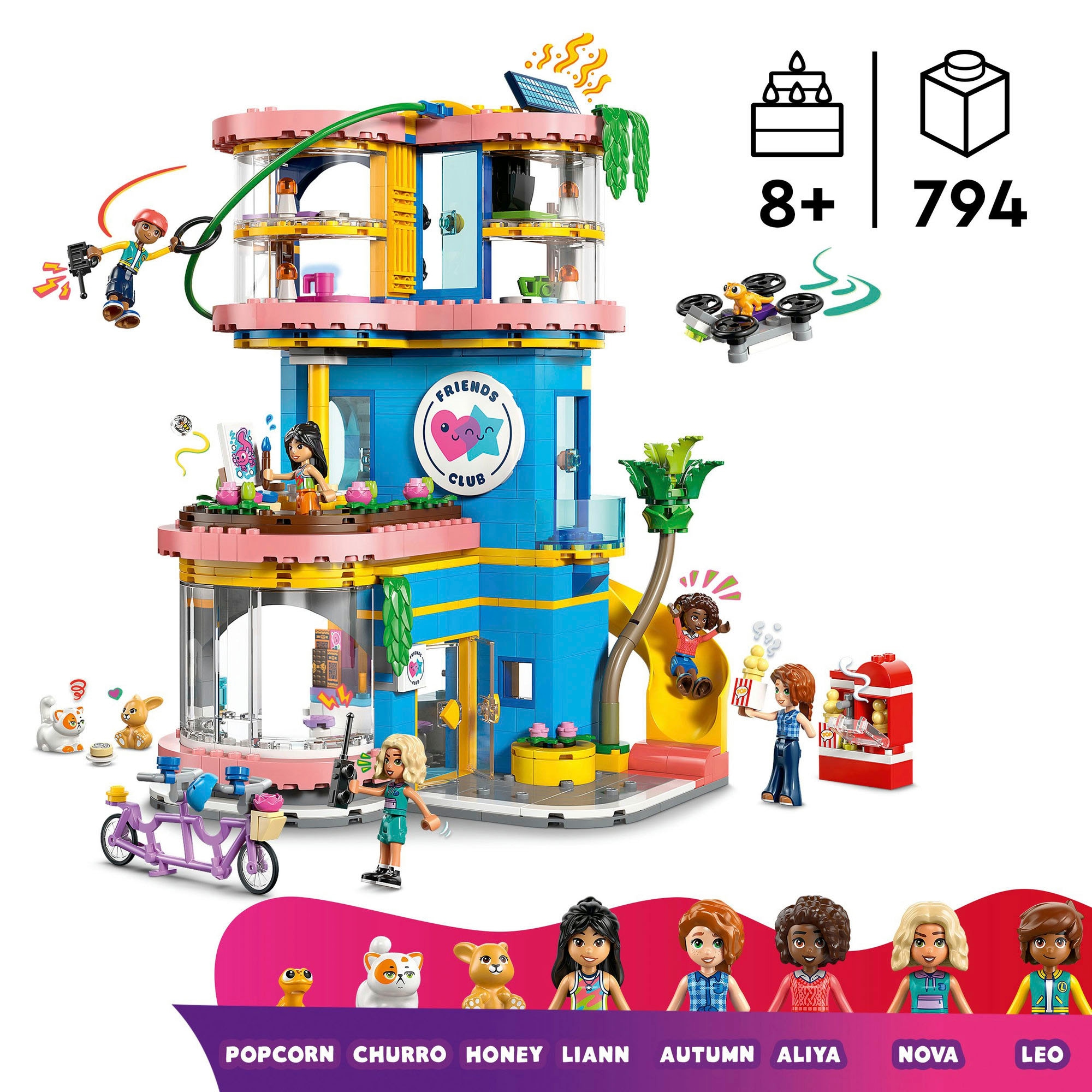 LEGO® Pions de construction »Heartlake City Clubhaus der Freunde (42689), LEGO Friends« Made in Europe
