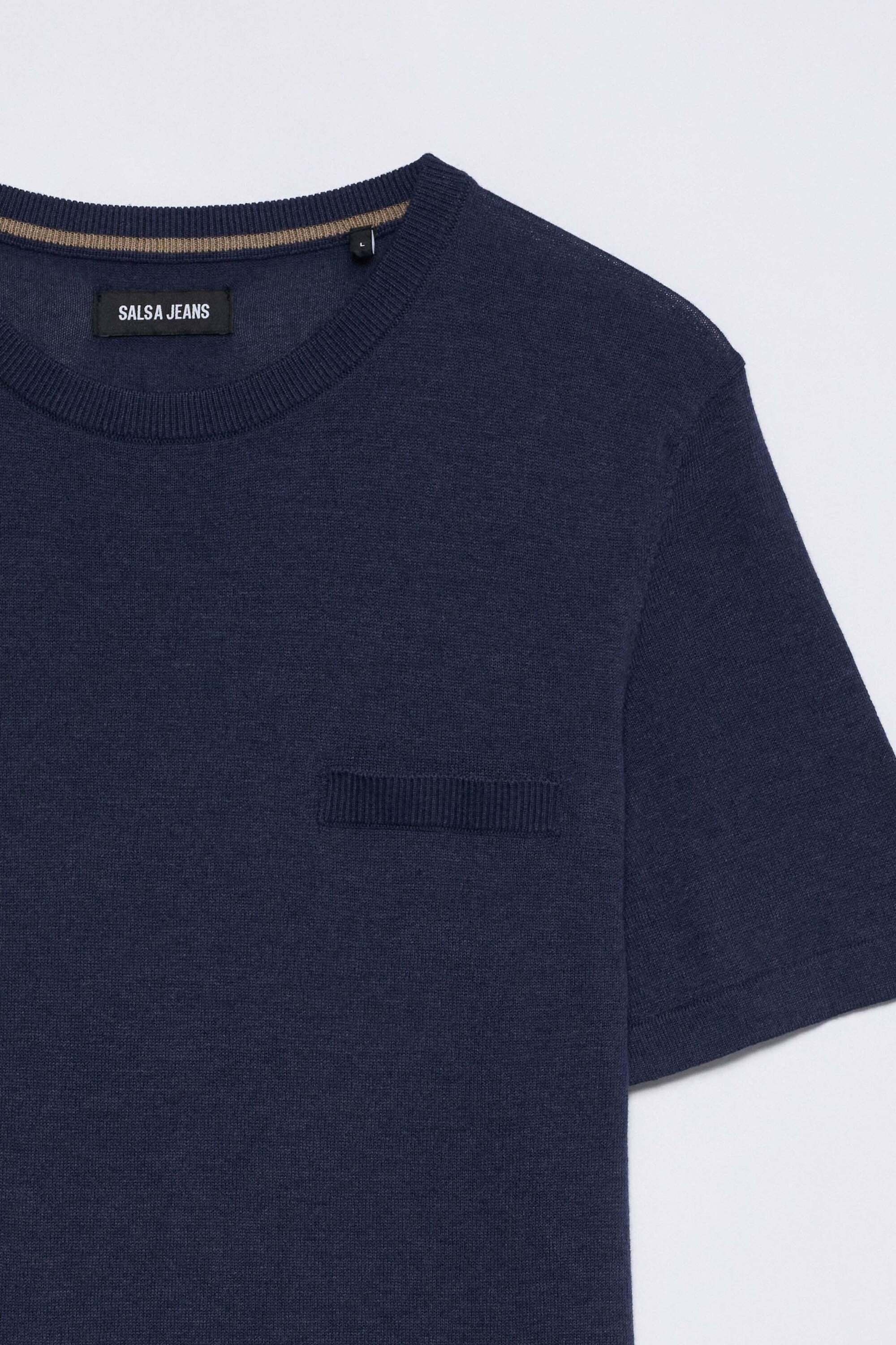 Salsa Strickpullover »Salsa Jeans Pullover Chest Pocket«