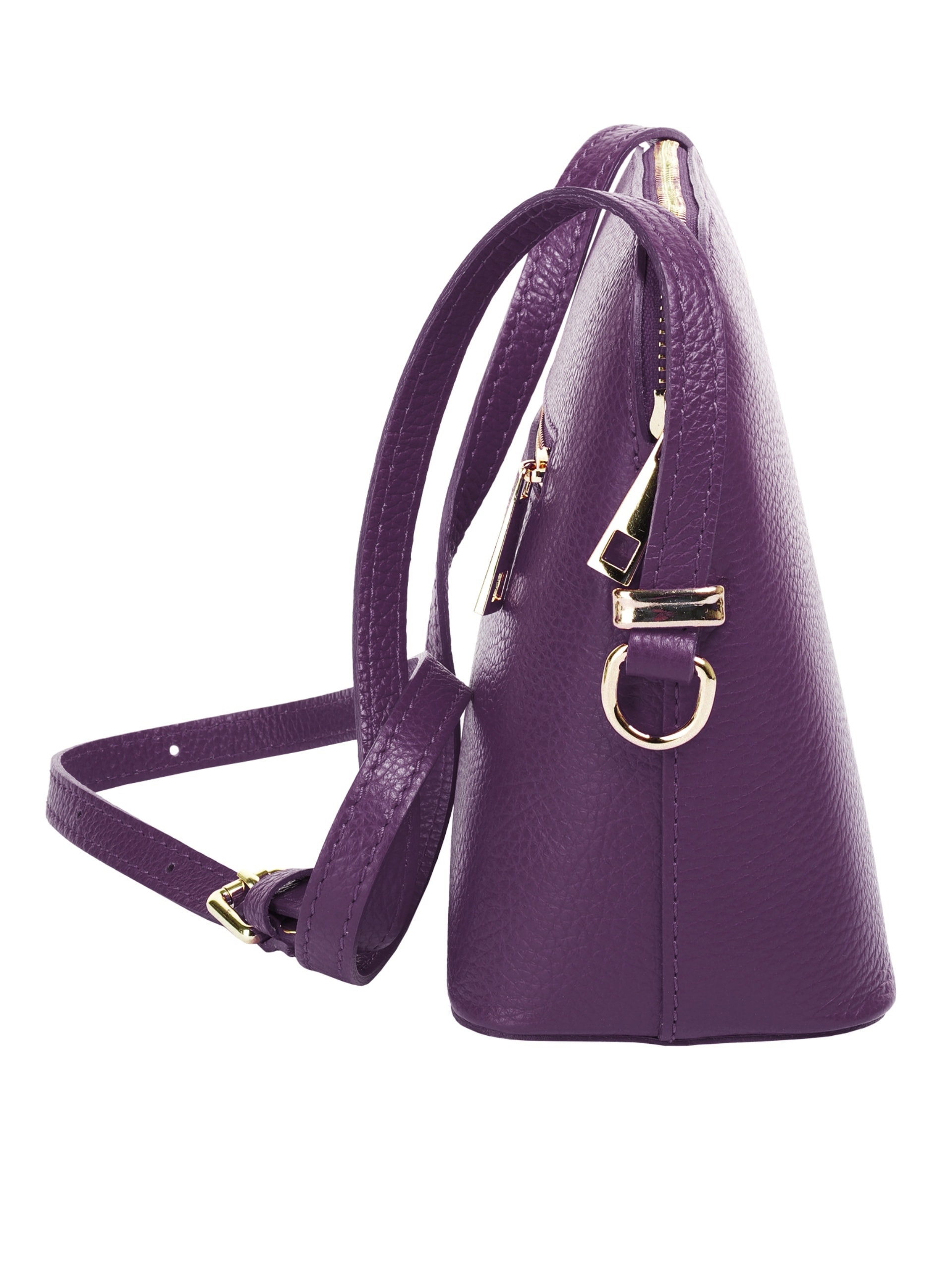 Cluty Umhängetasche echt Leder, Made in Italy