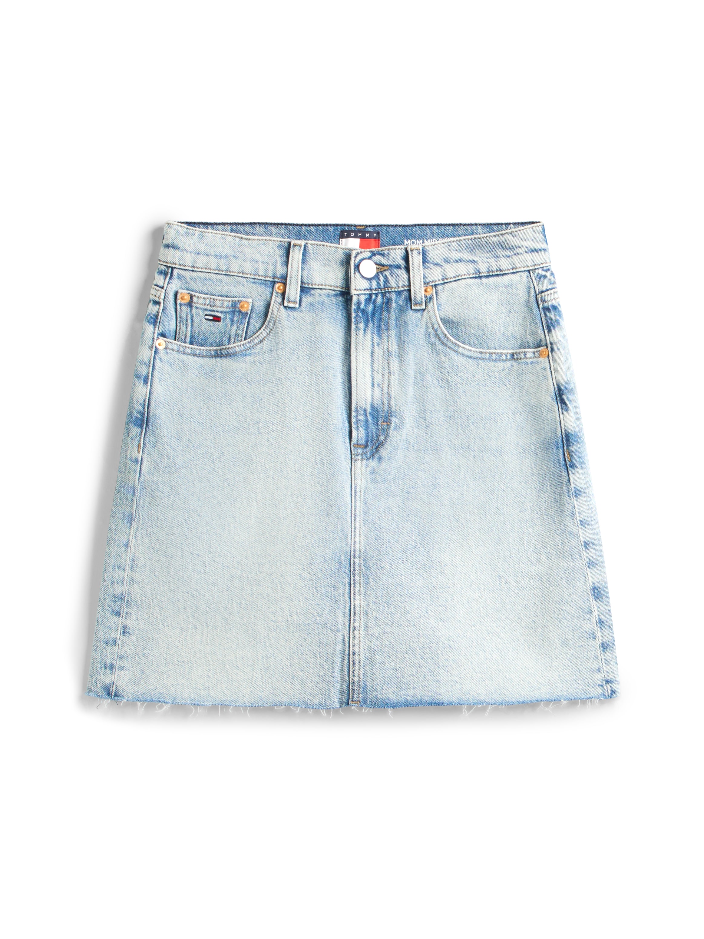 Tommy Jeans Jupe en jean »MOM UH SKIRT BJ8115« Coupe droite en longueur mini