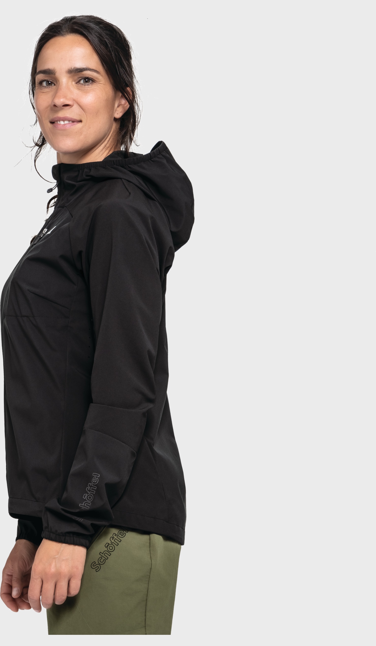 Schöffel Veste d'extérieur »Hybrid Jk Style Mamry WMS« avec capuche