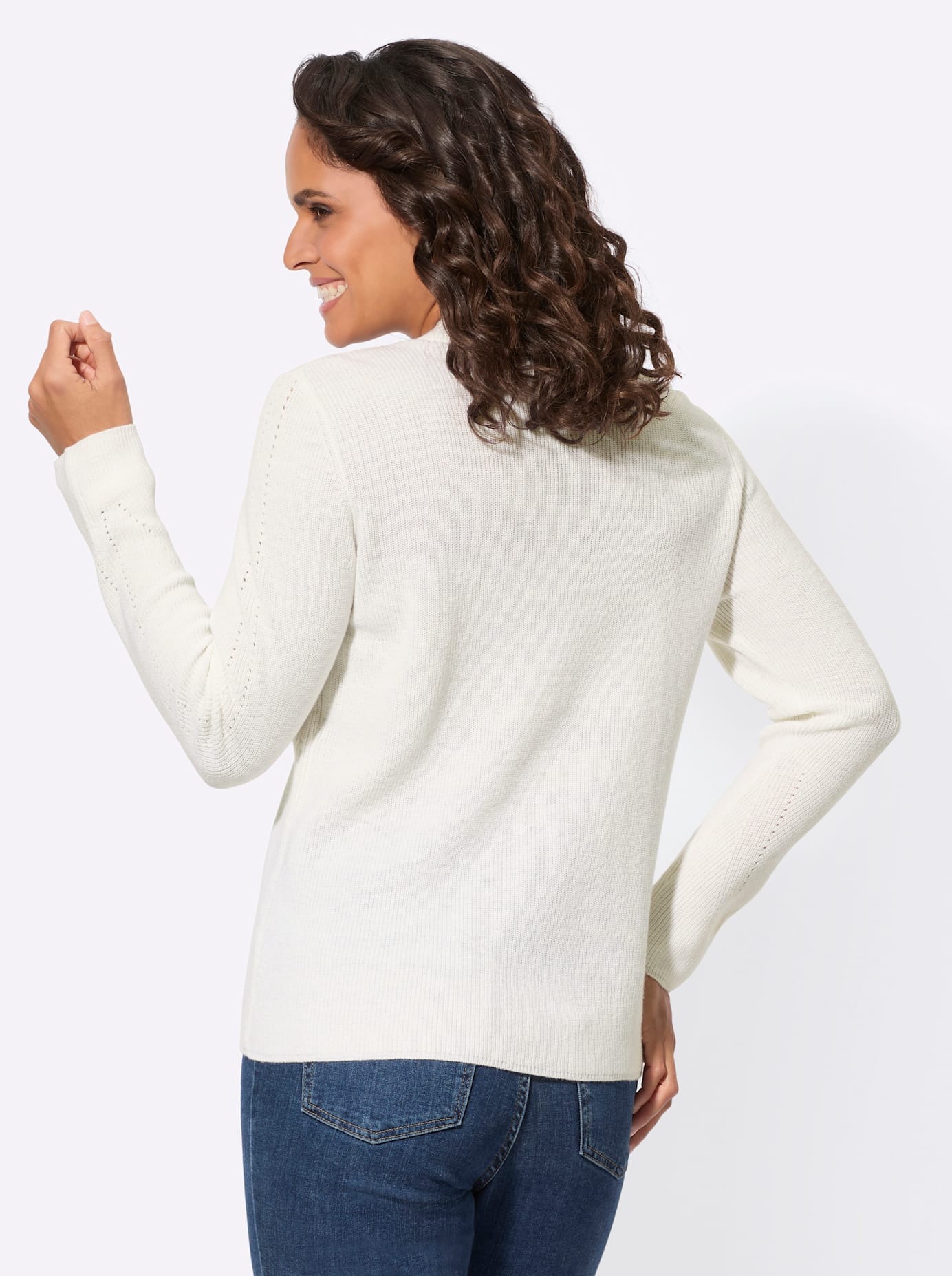 Casual Looks Pull à col montant »Stehkragen-Pullover«