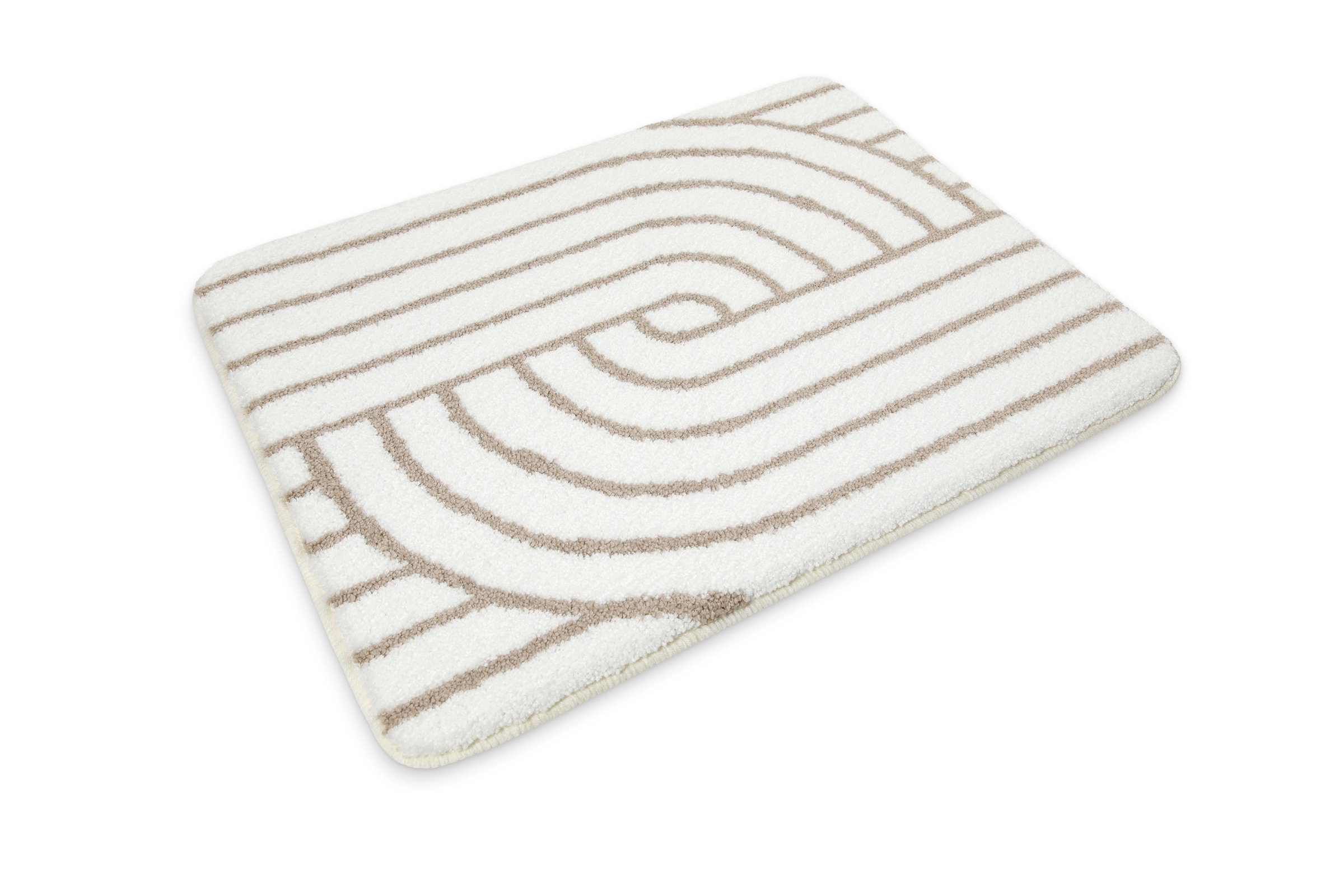 Wecon home Basics Tapis de bain »Hilda« Höhe 15 mm waschbar, rutschfest, strapazierfähig, pflegeleicht mit Retro Muster