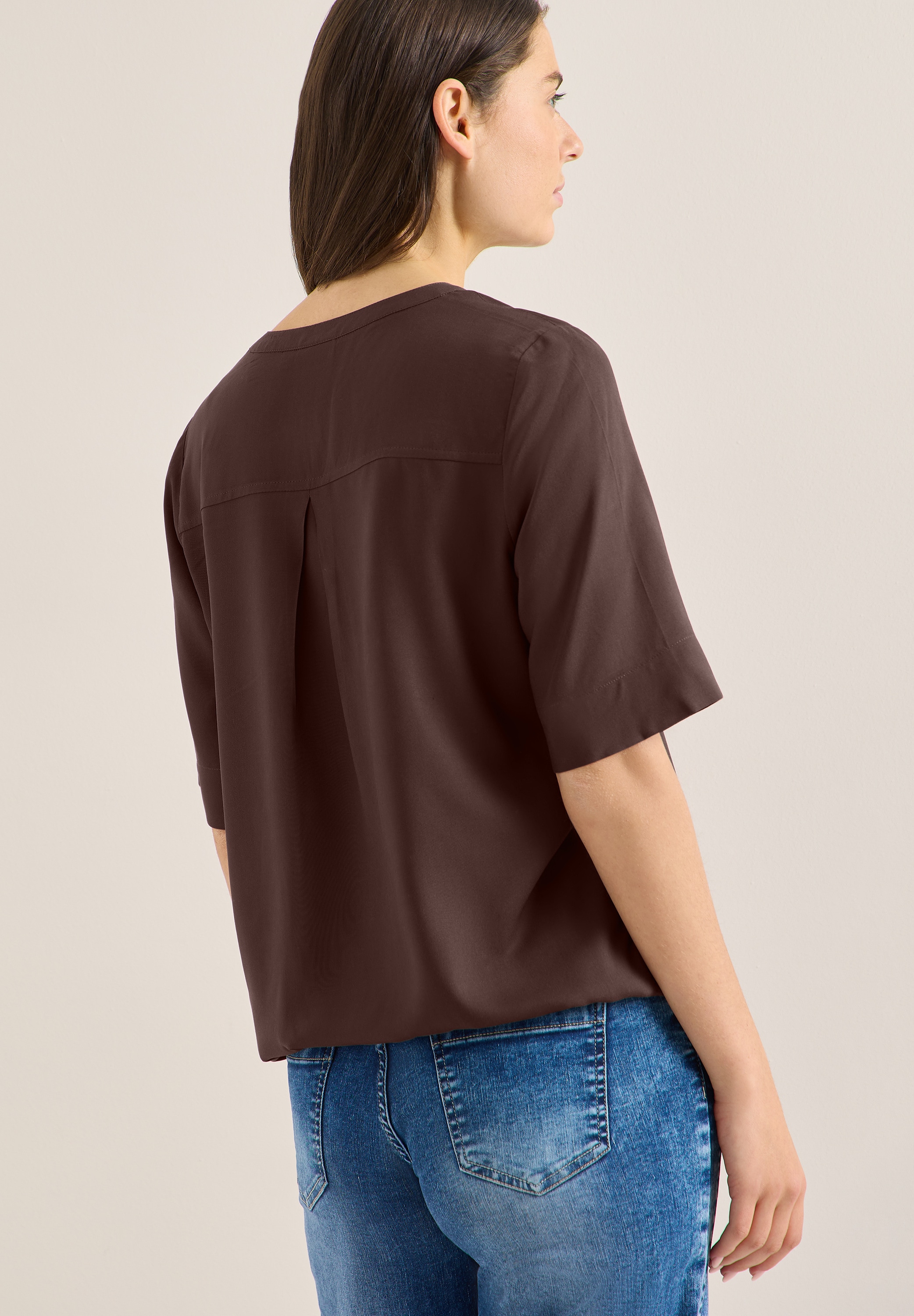 Cecil Blouse à manches courtes mit Knopfleiste