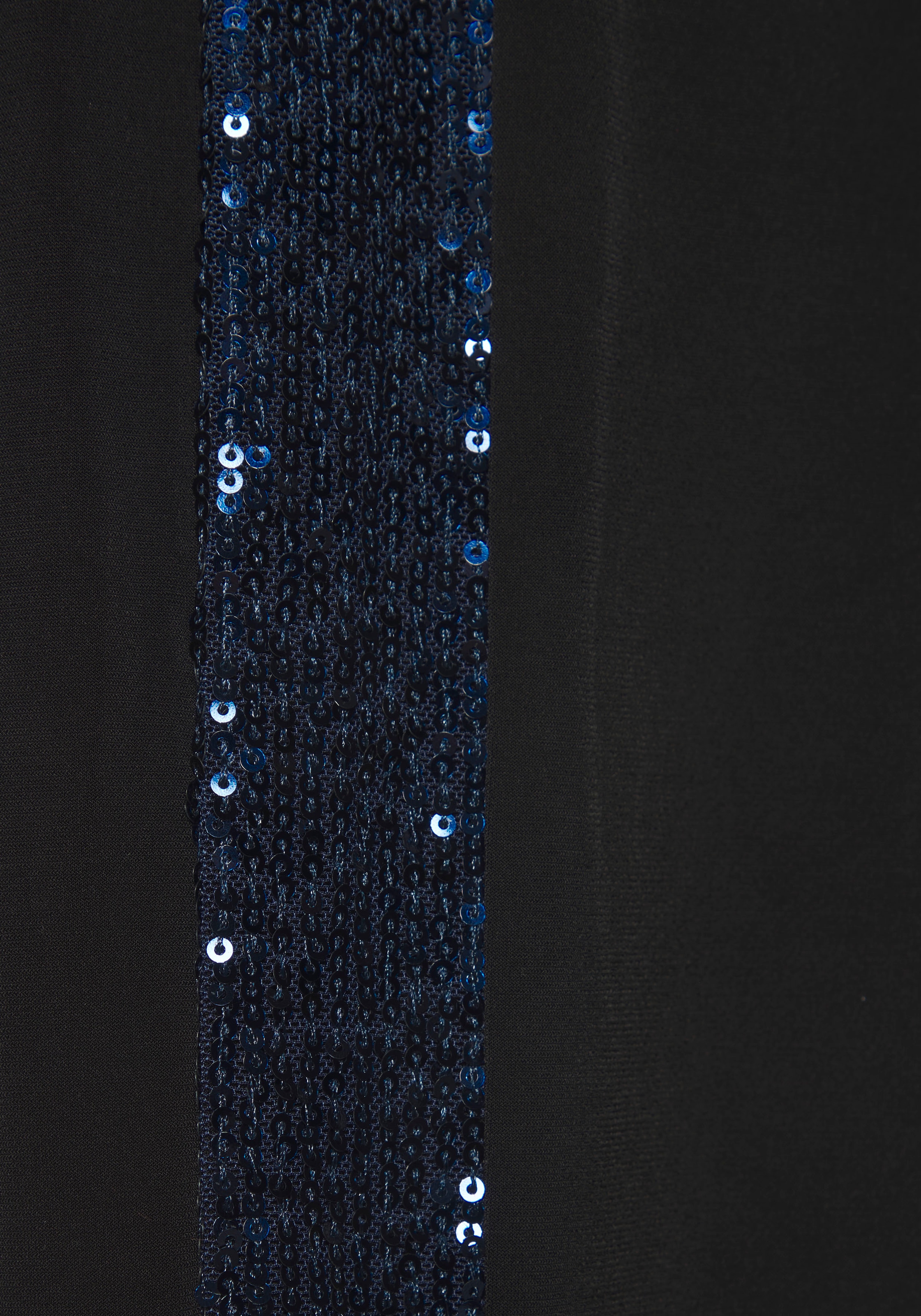 LASCANA Pantalon à enfiler  mit Pailettenstreifen, Partyhose, festlich