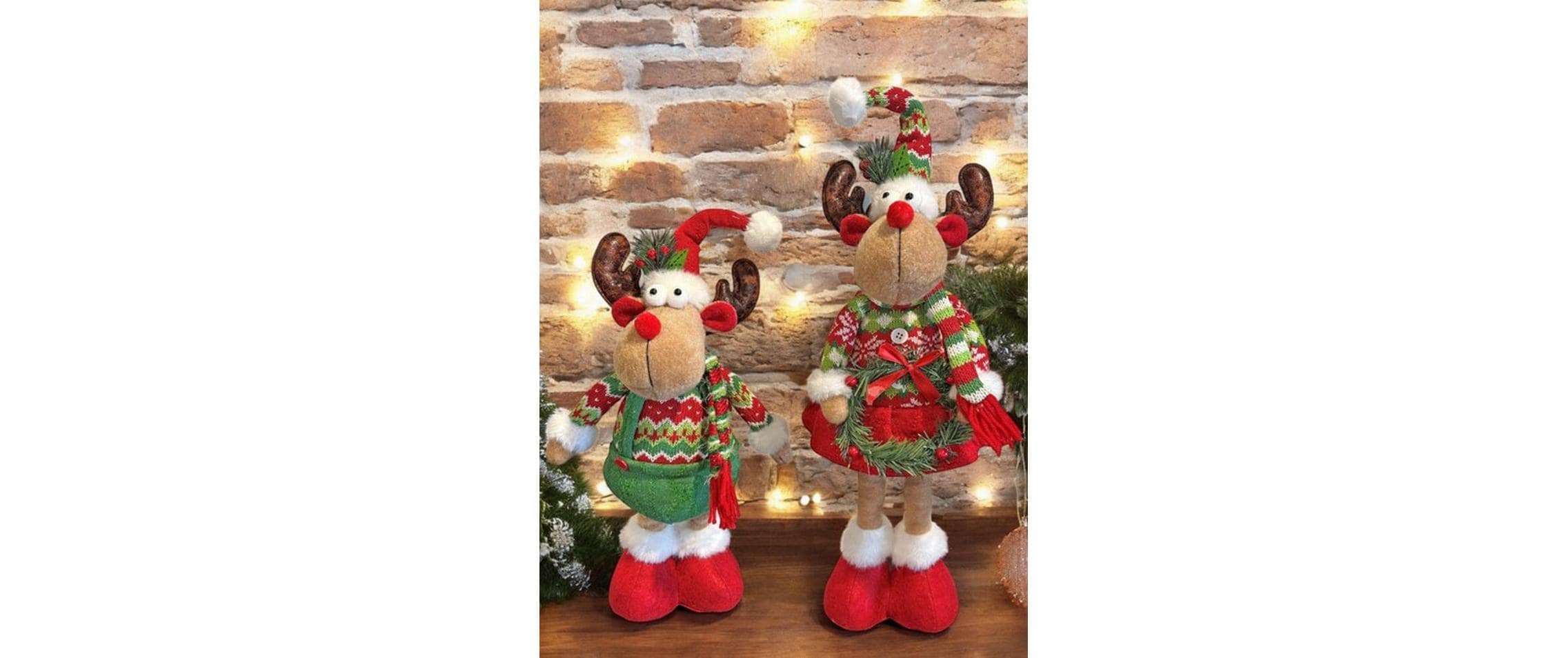   Weihnachtsfigur »Dameco Rentier 2-er Set«