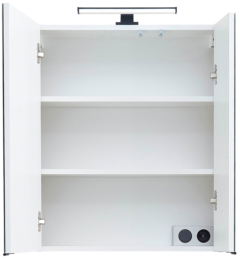 Saphir 1100000002199 »Quickset 395 5-teilig, Waschbeckenunterschrank mit LED-Spiegelschrank« 5 cuis tlg.