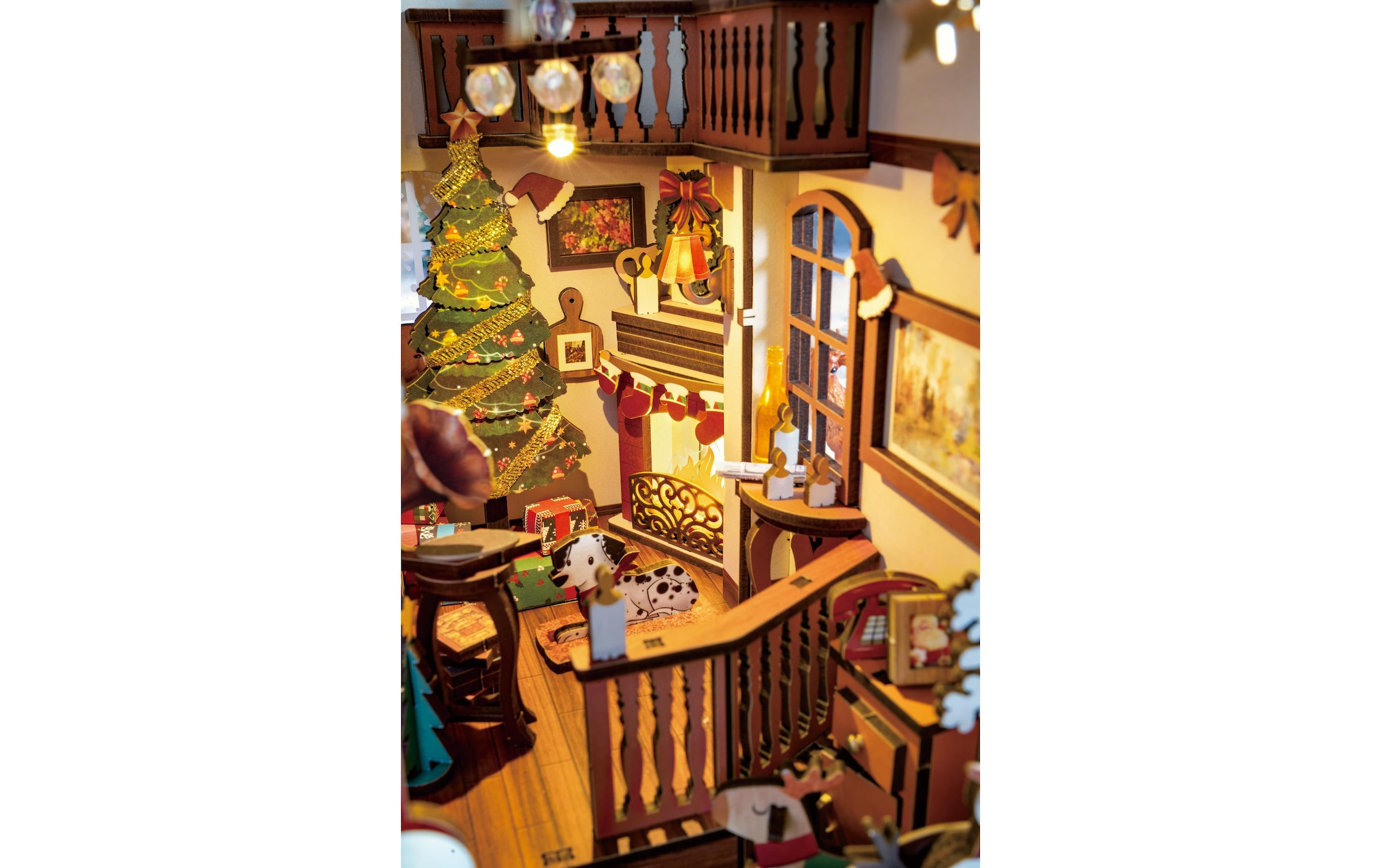   Kit de modèles réduits »Rolife Christmas Indoor Scene Holzbausatz Weihnachten« 289 cuis tlg.