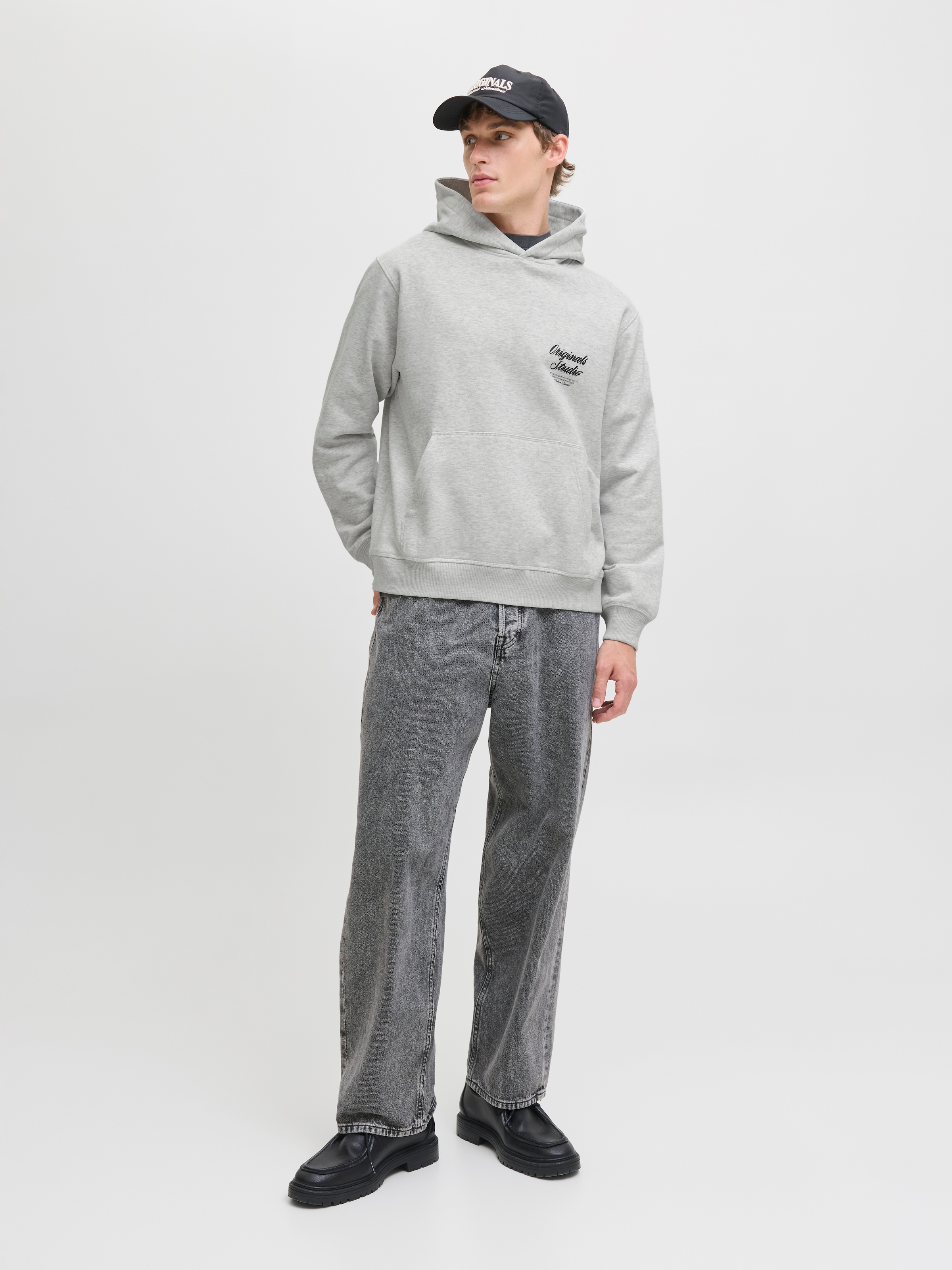 Jack & Jones Kapuzensweatshirt »JORNORREBRO TYPO BACK SWEAT HOOD SN« mit Print