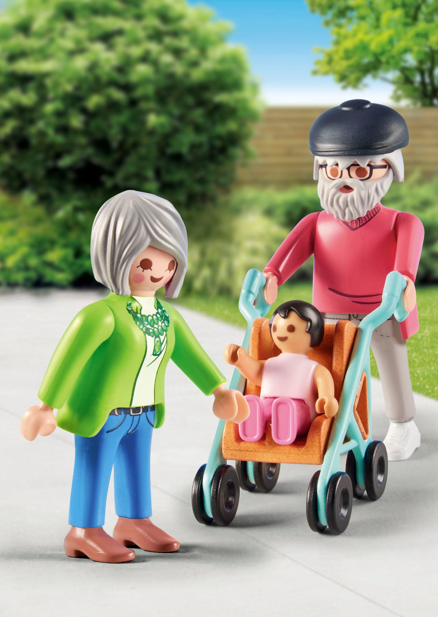Playmobil® Konstruktions-Spielset »Grosseltern mit Baby (71613), myLife« Made in Europe