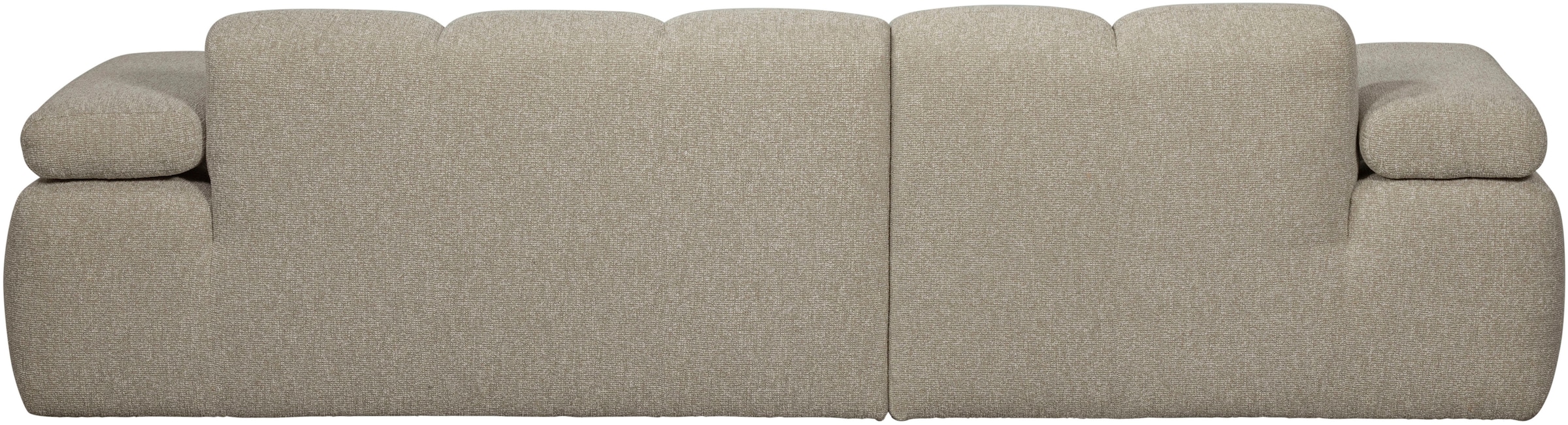WOOOD Chaise longue »Mojo Bouclé-Bezug mit verstellbarer Armlehne, H 74 x B 284 x T 160 cm« charge supportée 360 kg, résistance maximale à l'usure, entretien obligatoire