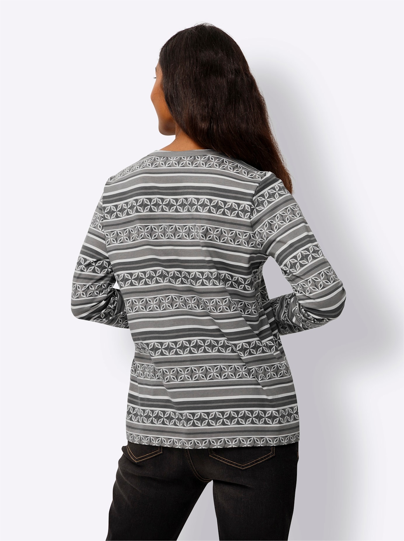 heine Langarmshirt »Druck-Shirt« 1 Stk.