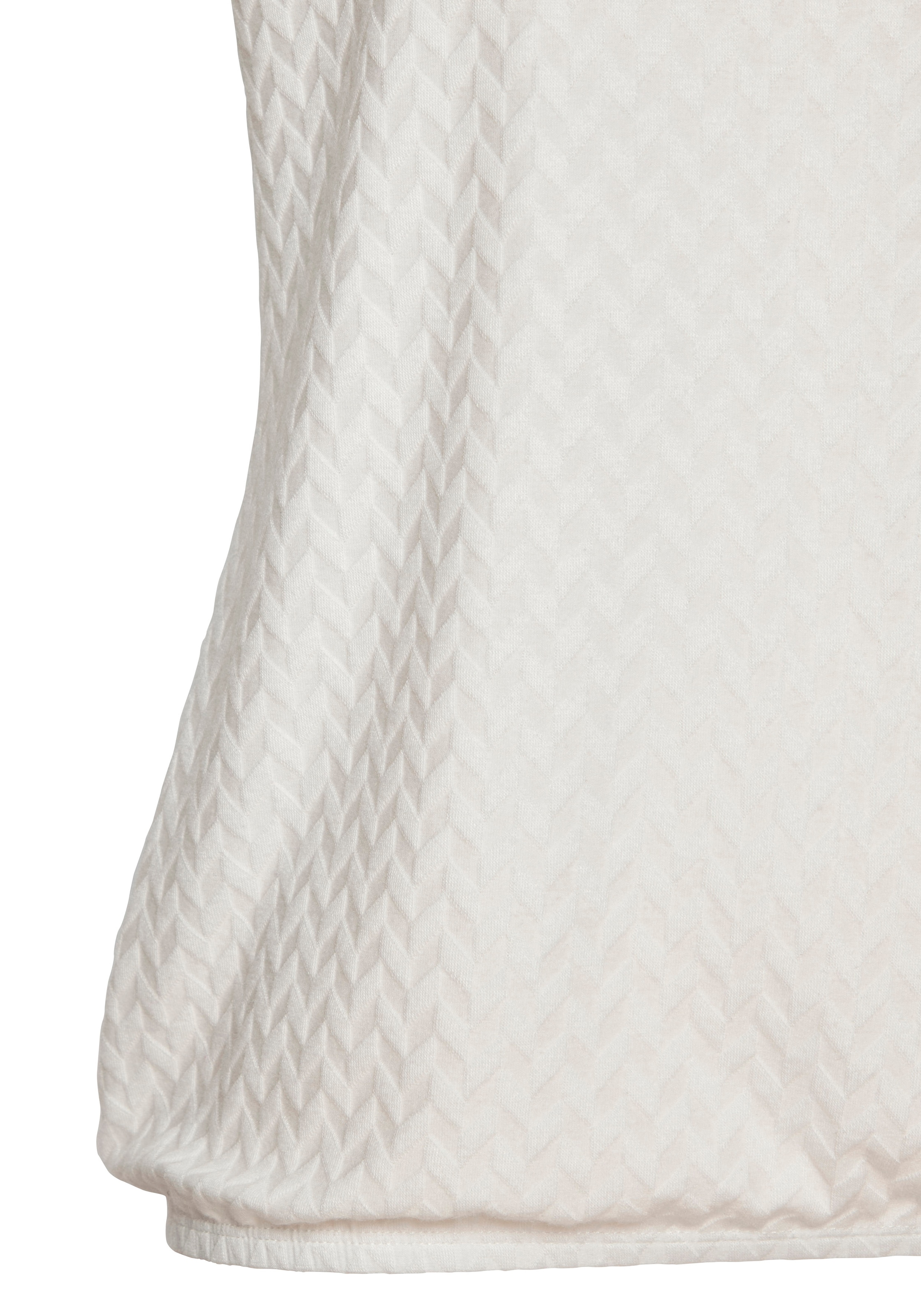 Vivance T-shirt à manches courtes »mit modischem Jacquard-Muster« Packung,  mit schönem Jacqaurdmuster