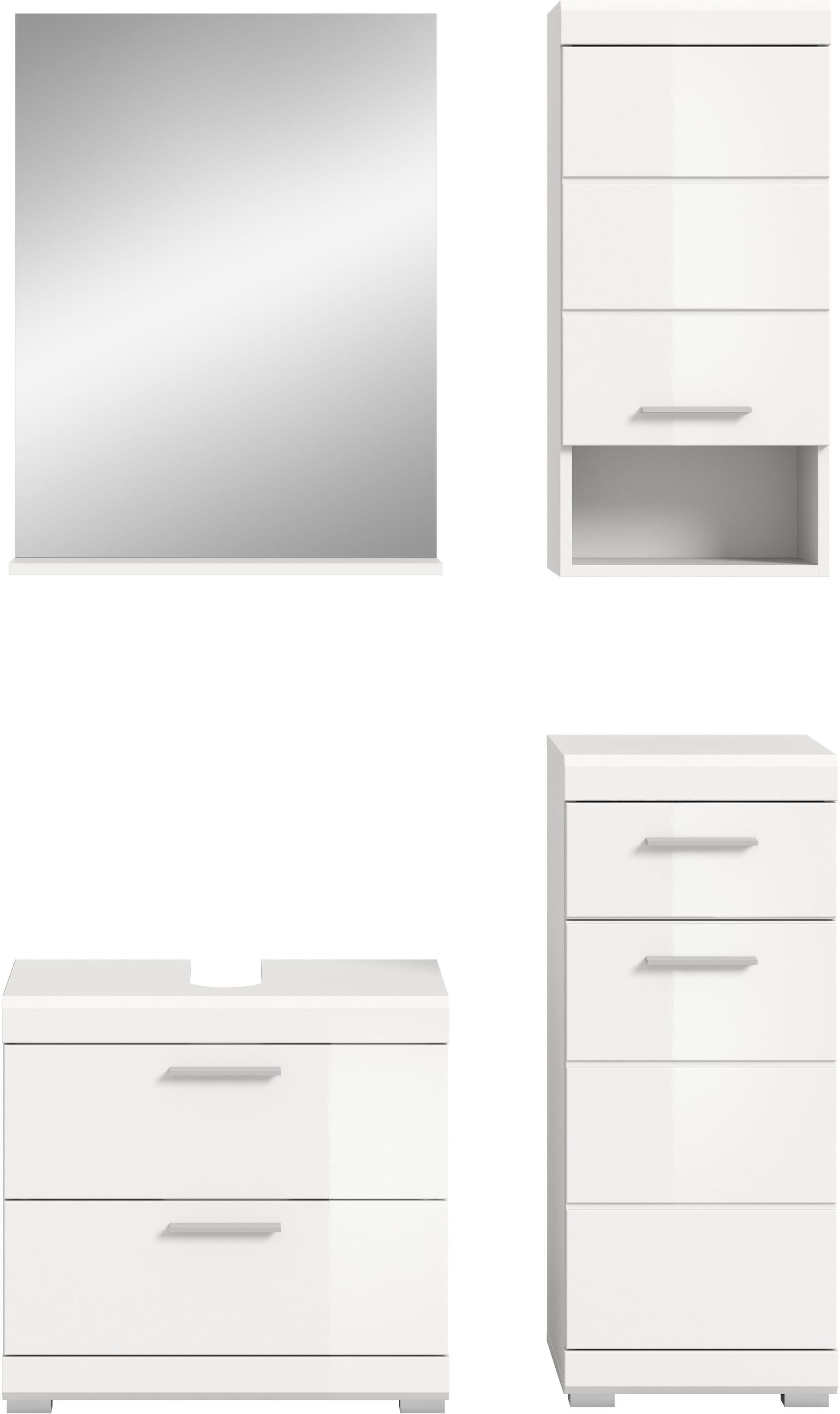 INOSIGN Badmöbel-Set »Siena, 4 teilig, bestehend aus:« Set, TOPSELLER!, 3 Stk. tlg.