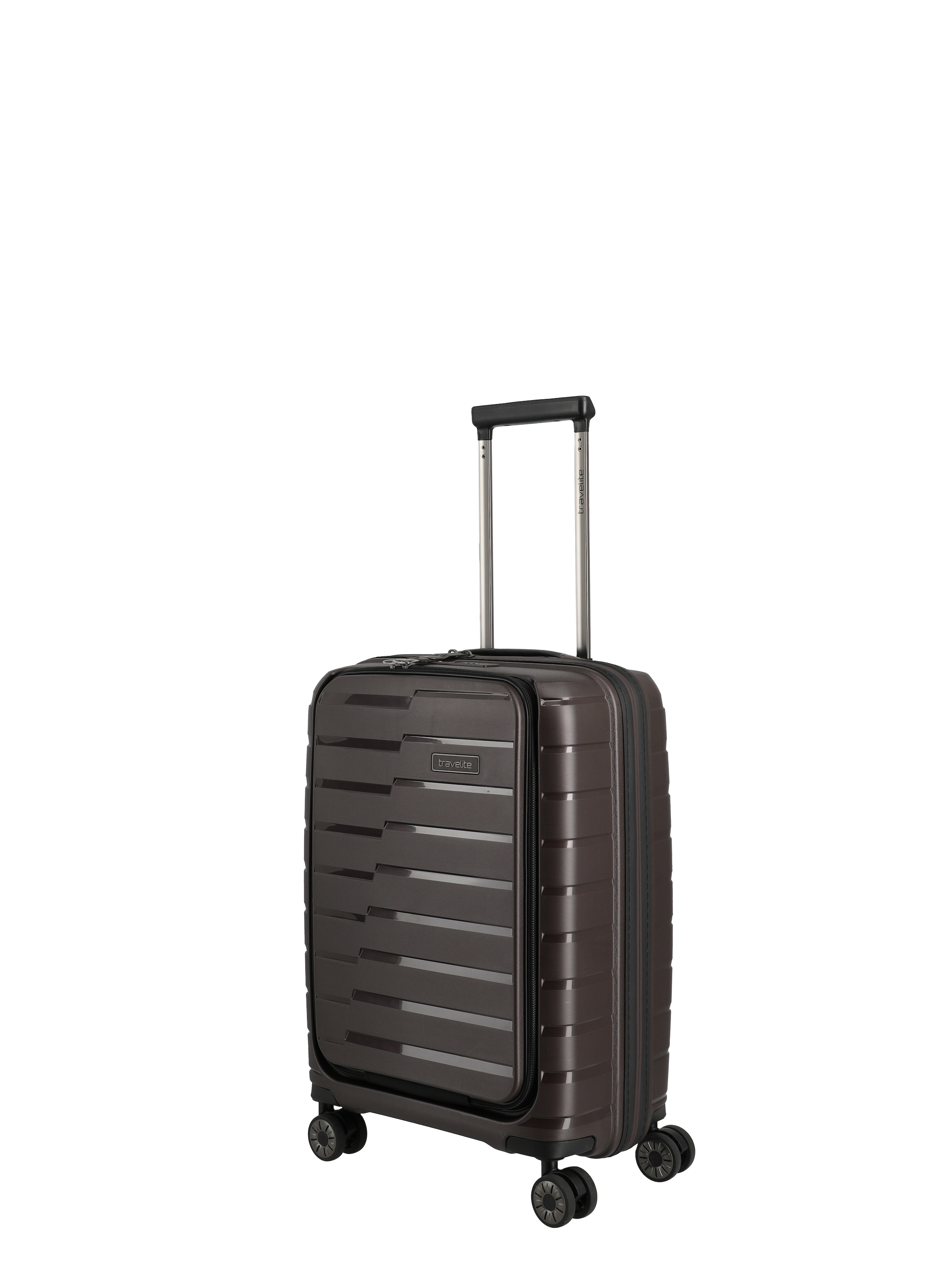 travelite Trolley »AIR BASE Reisekoffer Hartschale« 43 l 4 Rollen widerstandsfähiges Material und cleverer Innenaufteilung