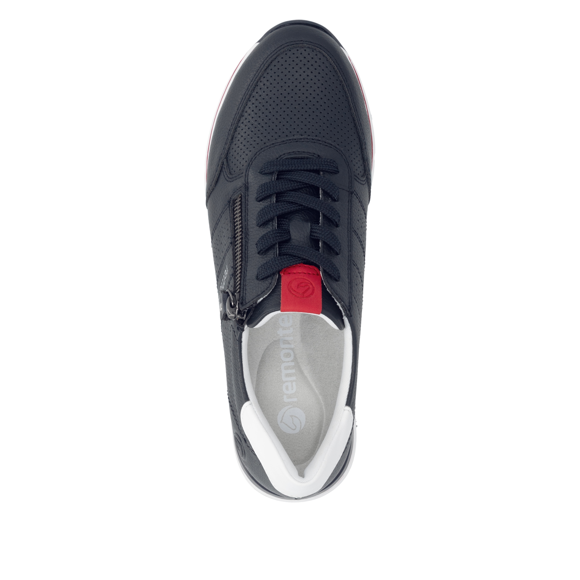 Remonte Baskets compensées  avec semelle intérieure rembourrée, chaussure de loisir, chaussure basse, chaussure à lacets