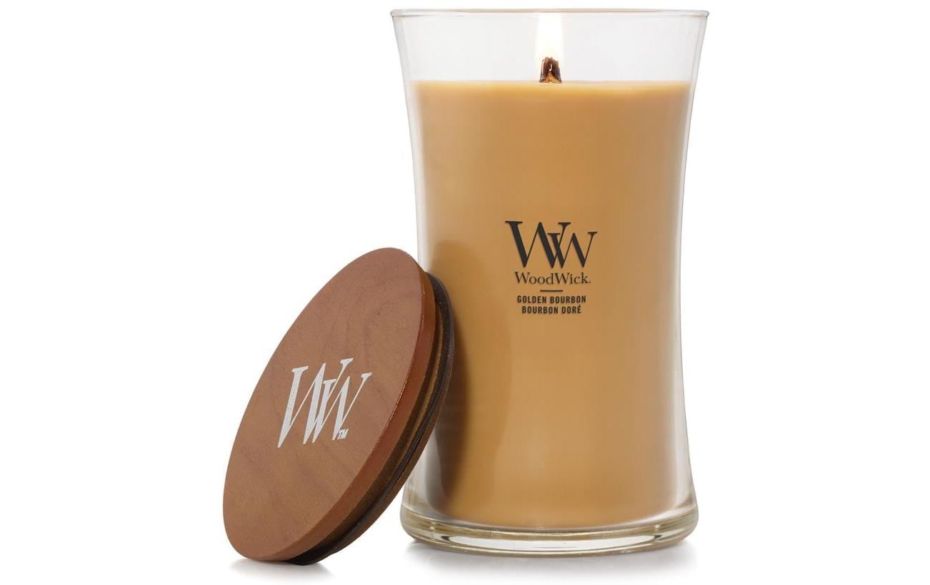 Woodwick Duftkerze »Golden Bourbon Large Jar«