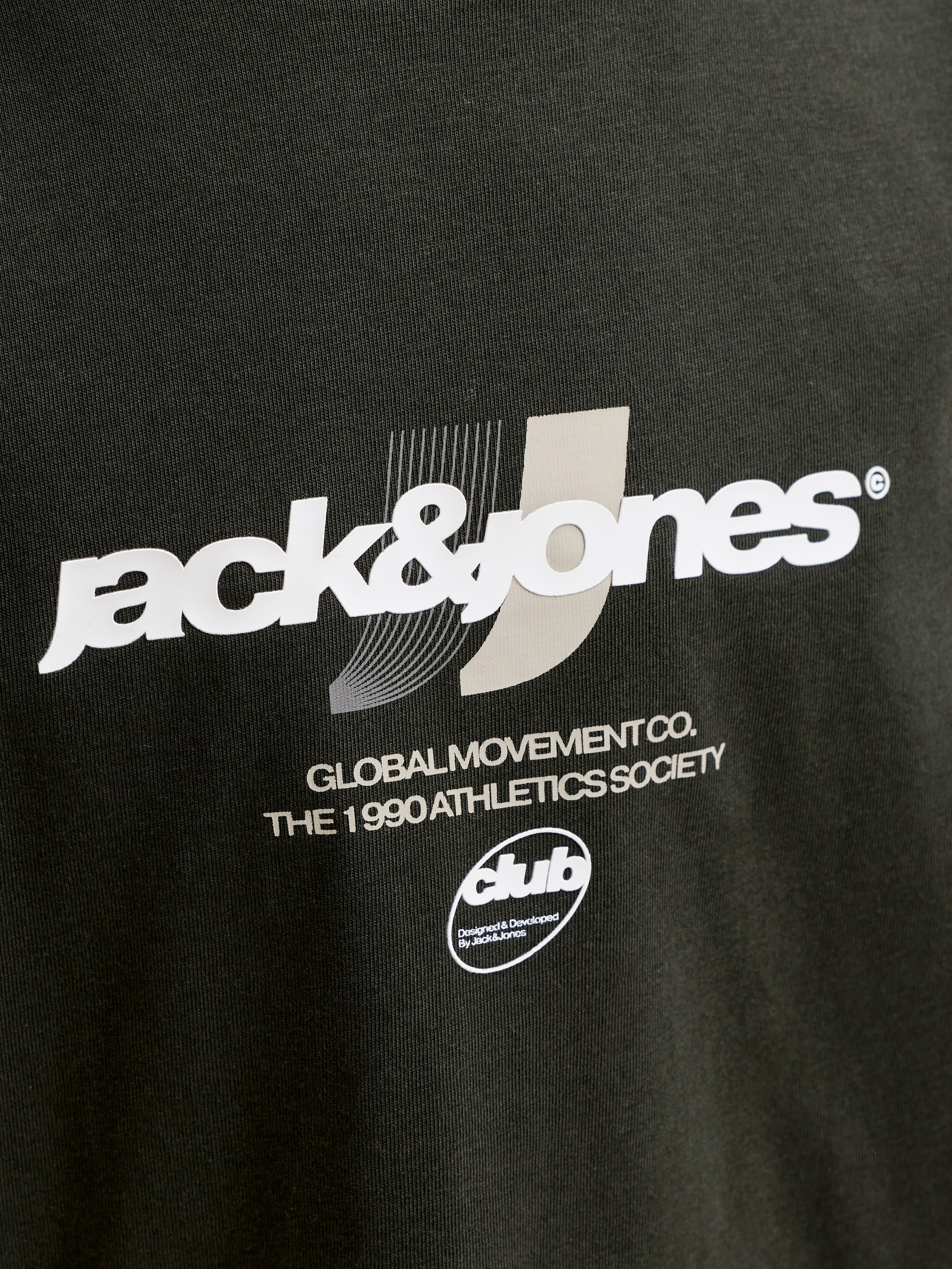 Jack & Jones Junior Rundhalsshirt »JCOCLUB GRAPHIC FRONT PRINT TEE SS JNR« Baumwolle, regular fit