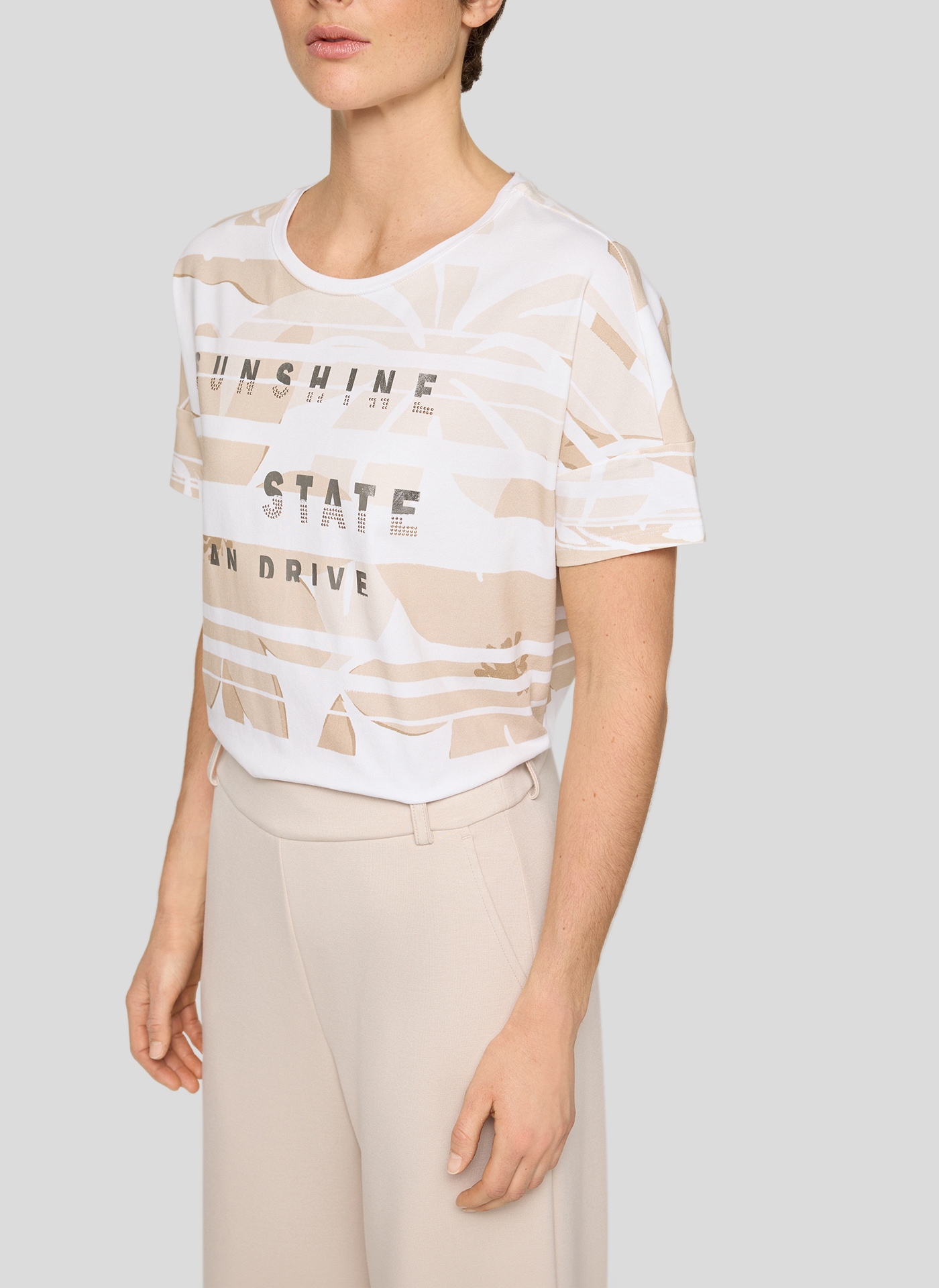 Rabe T-shirt mit All-Over Print