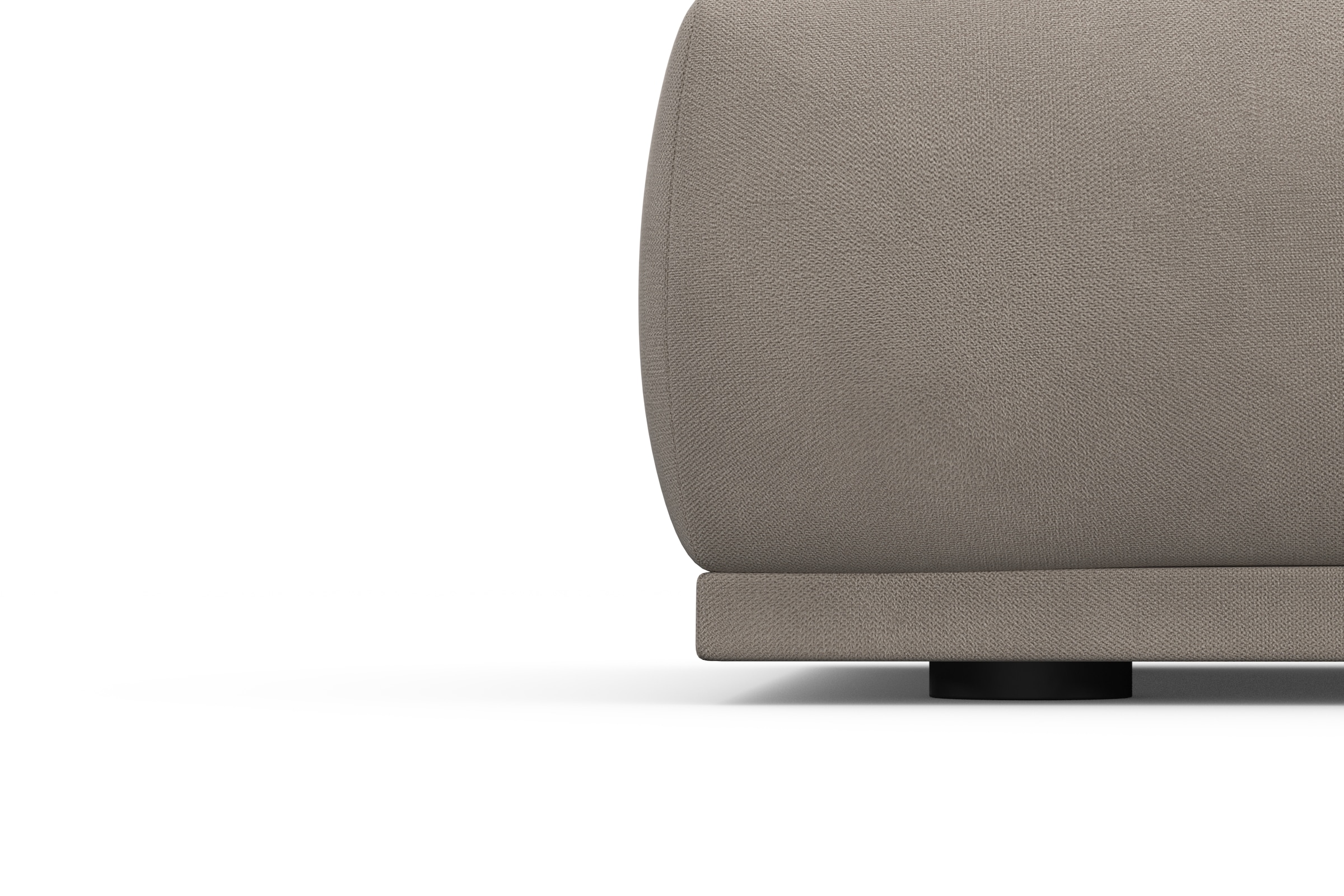 TRENDMANUFAKTUR Tabouret »Braga Japandi-Design, mit hochwertigem Kaltschaum, quadratisch, in« 1 cuis tlg. pouf rembourré moderne, 85/42/85 cm (L/H/P)