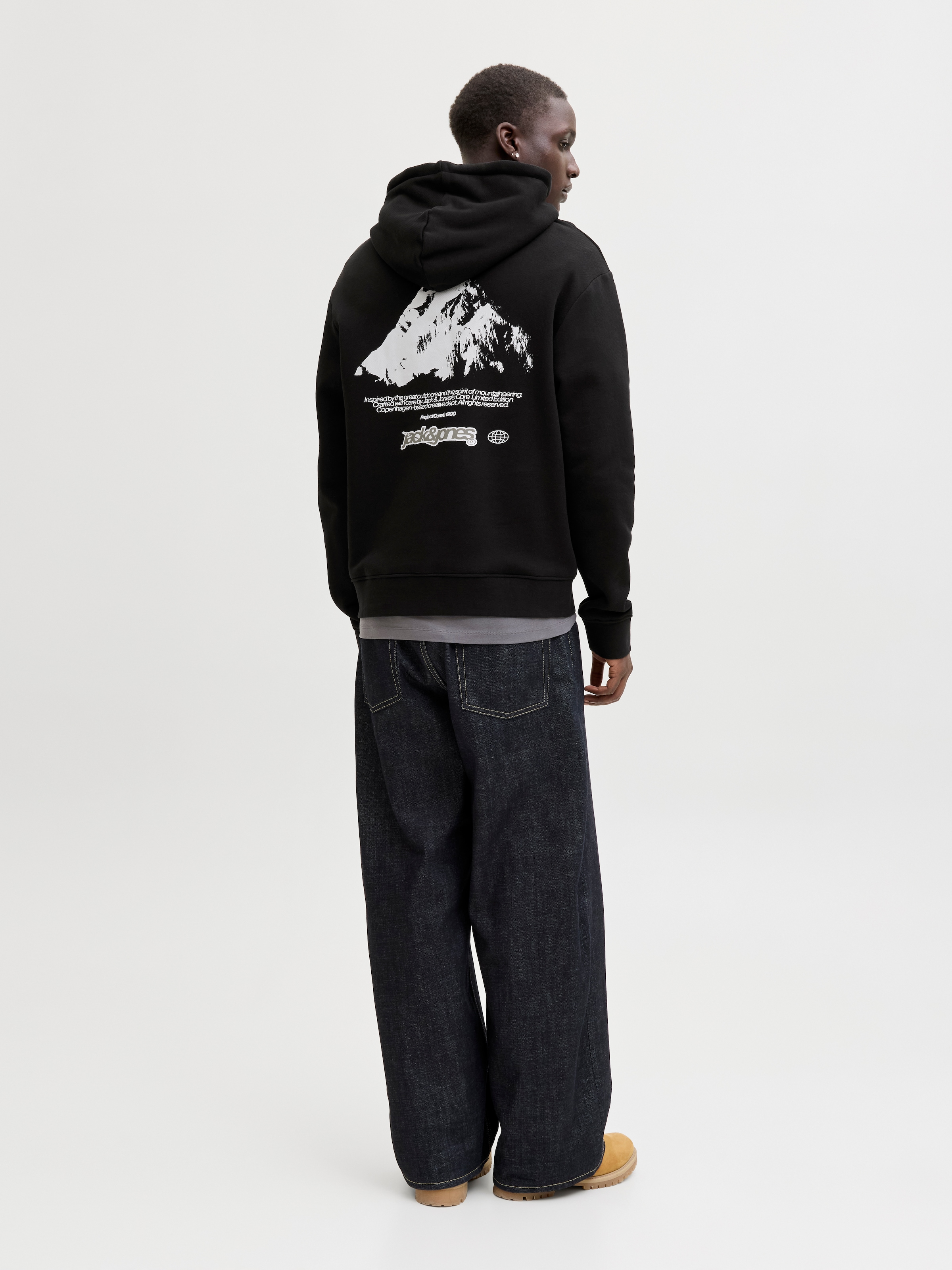 Jack & Jones Sweat à capuche »JCOFLARE BACK PHOTO PRINT SWEAT HOOD«
