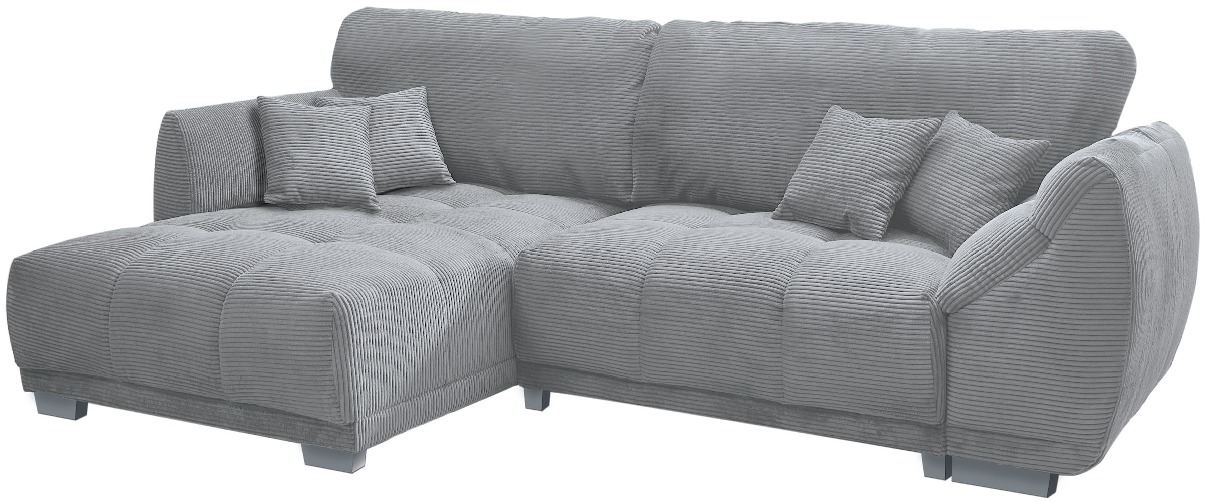 Home affaire Wohnlandschaft »248 II, Breite 288 cm« inkl. Bettfunktion und Bettkasten