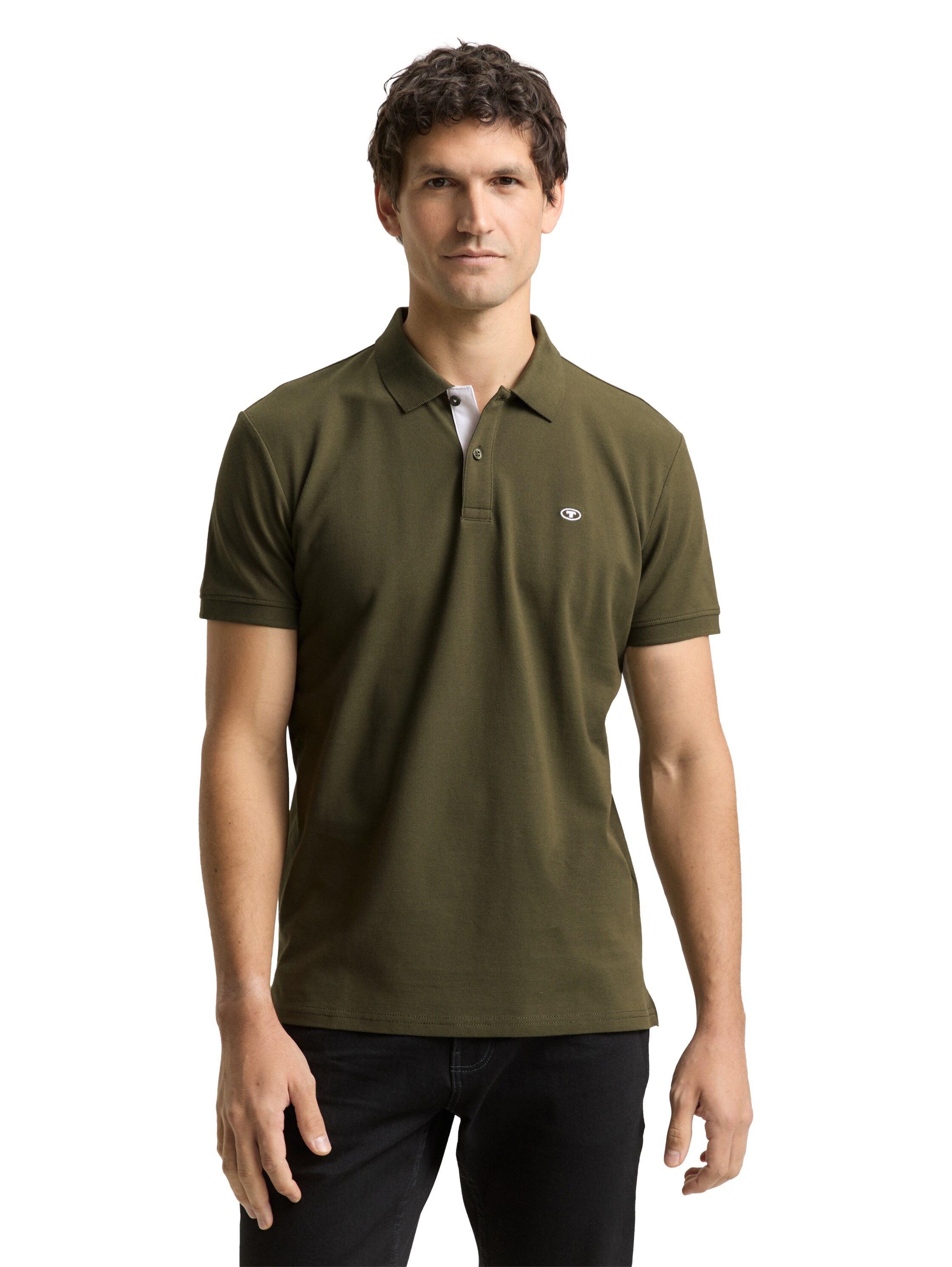TOM TAILOR Polo mit Logo Stickerei