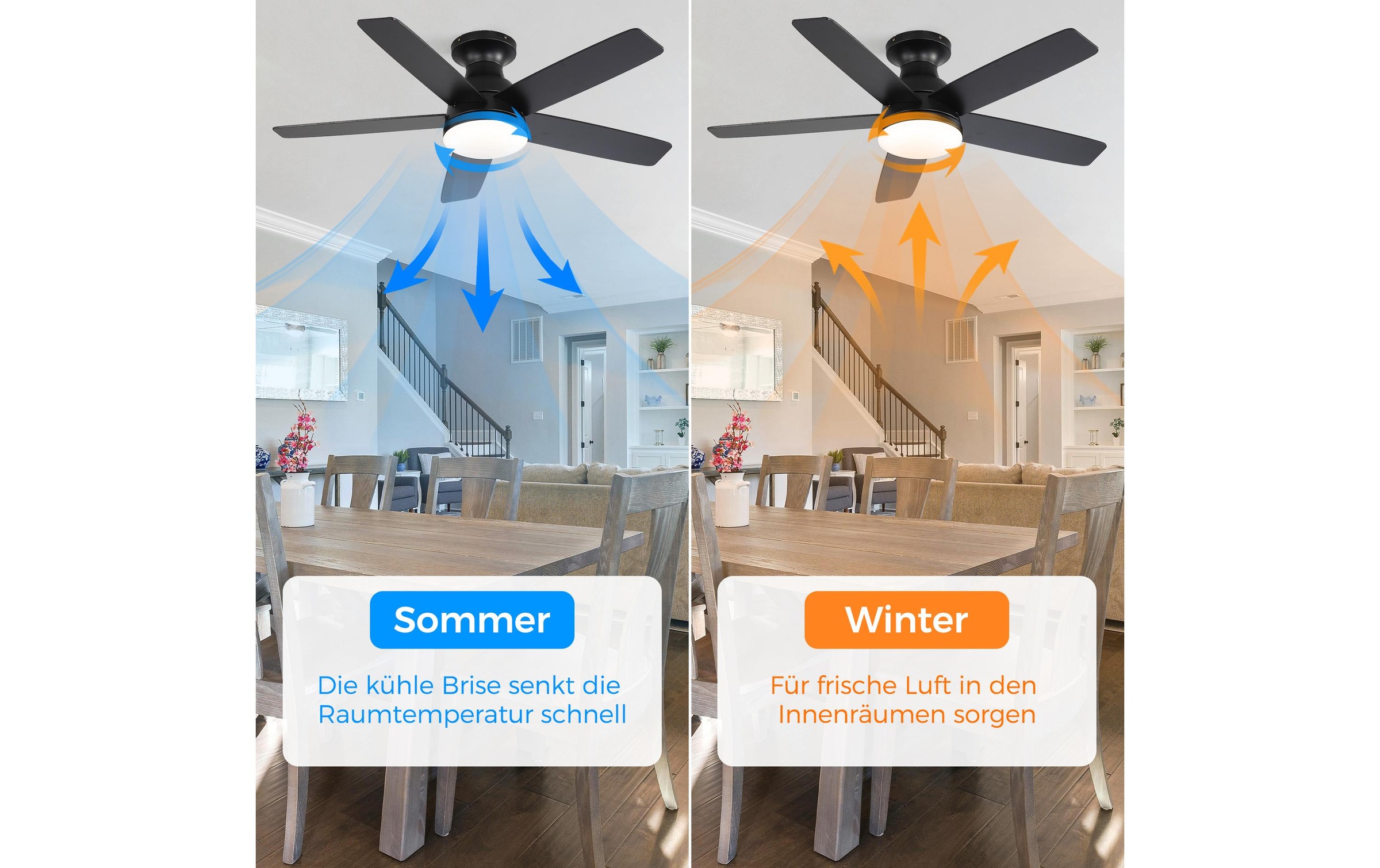   Ventilateur de plafond »Ozeanos KBS-44K009«