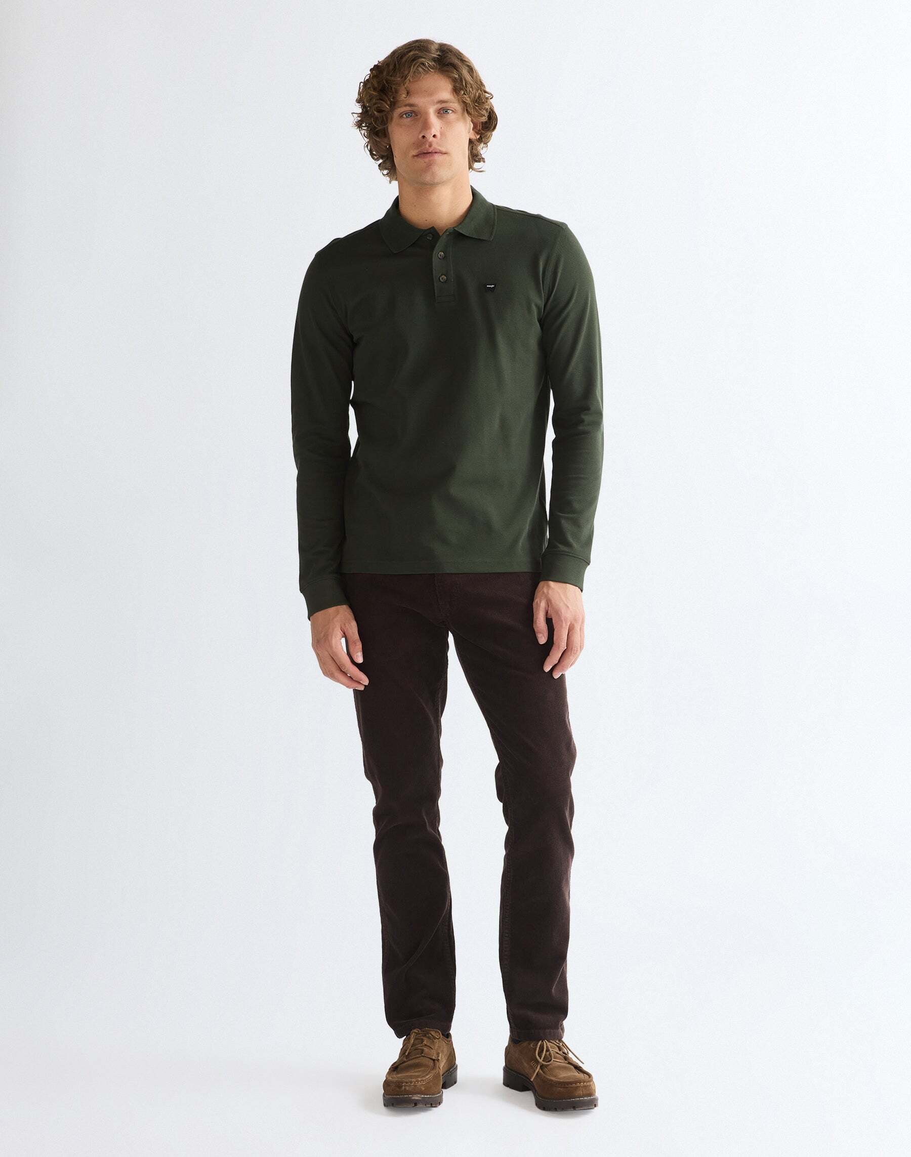 Wrangler Langarm-Poloshirt »WRANGLER Langarmpolo Polo«