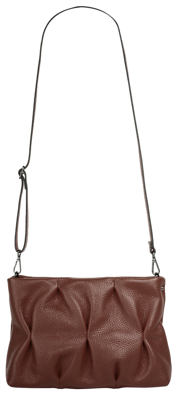 Cluty Umhängetasche echt Leder, Made in Italy