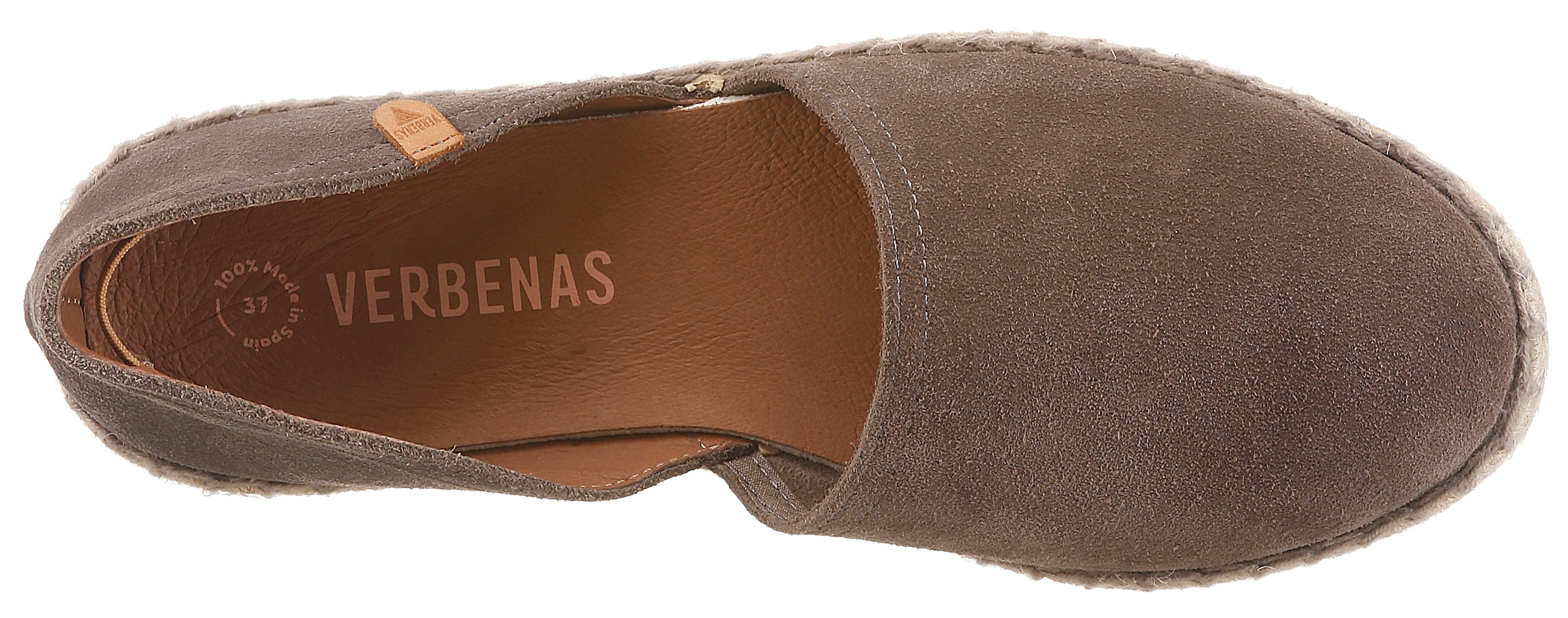 VERBENAS Espadrille  chaussure de plage, chaussure d'été, mocassin en cuir velours