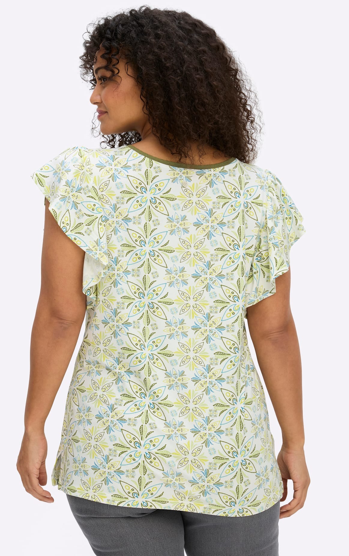 Sheego T-shirt en V »Shirt« 1