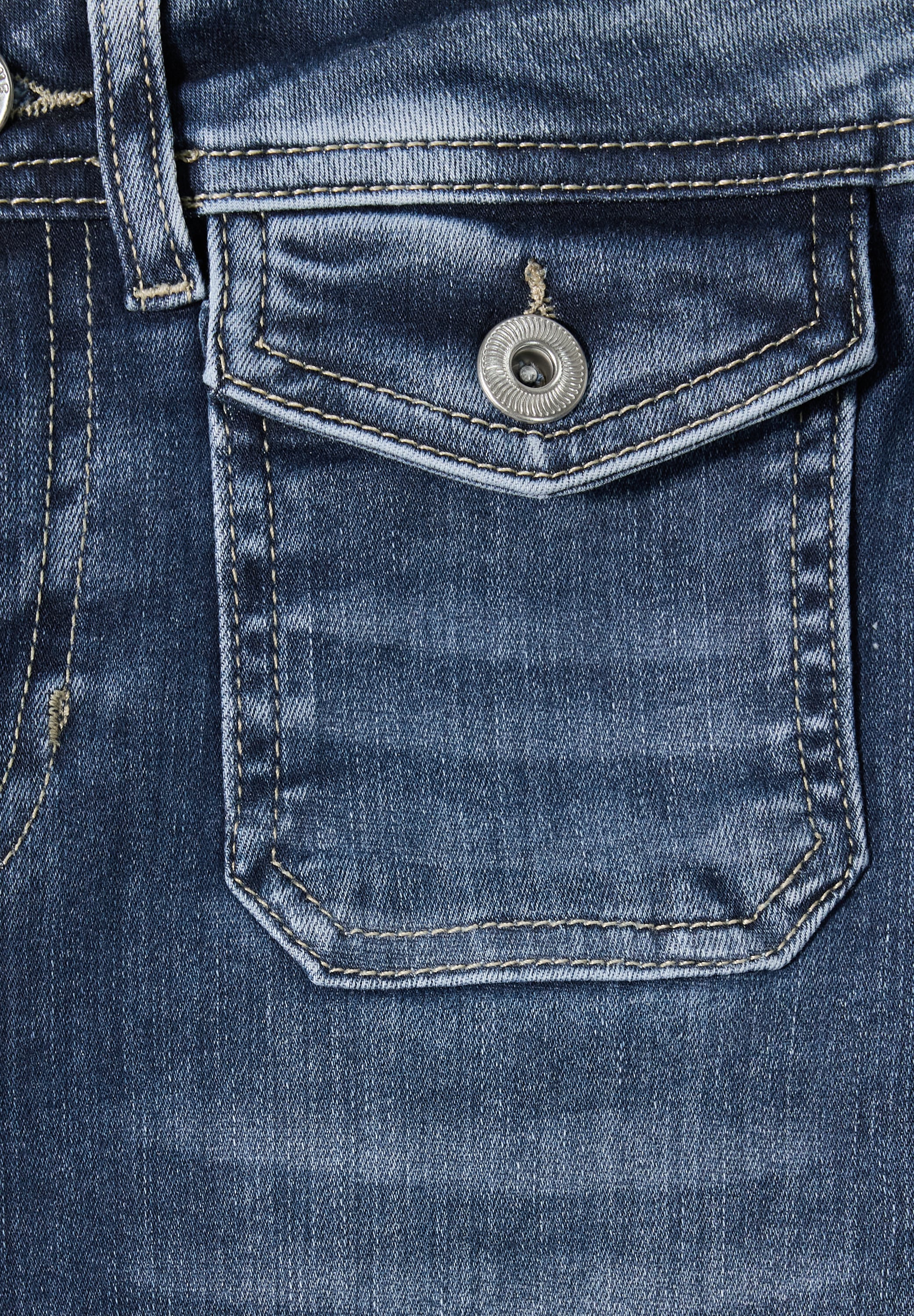 STREET ONE Bootcut-Jeans »Style Blaire« im Slim Fit