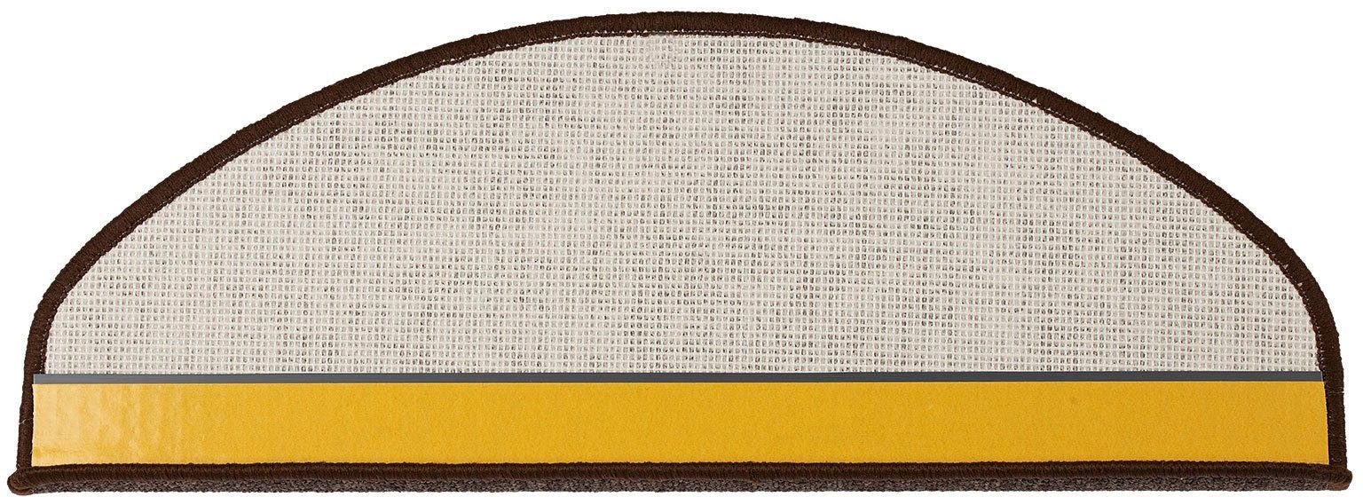 GOODproduct Stufenmatte »Blackburn, melierte Schlinge« halbrund 4 mm Höhe grosse Farbauswahl, selbstklebend, auch als Set 15 Stück