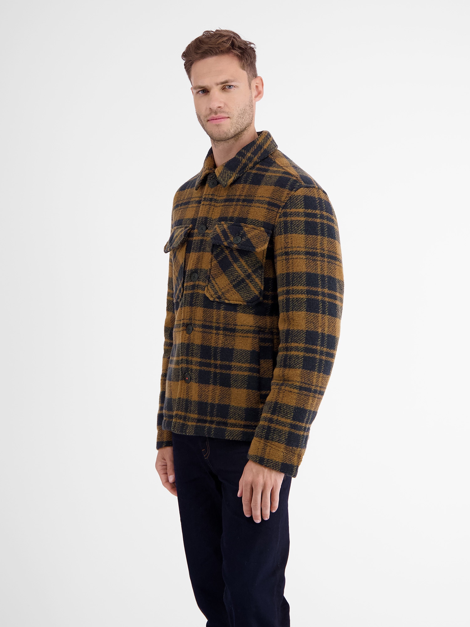 LERROS Veste chemise »Kariertes Overshirt-Jacket«