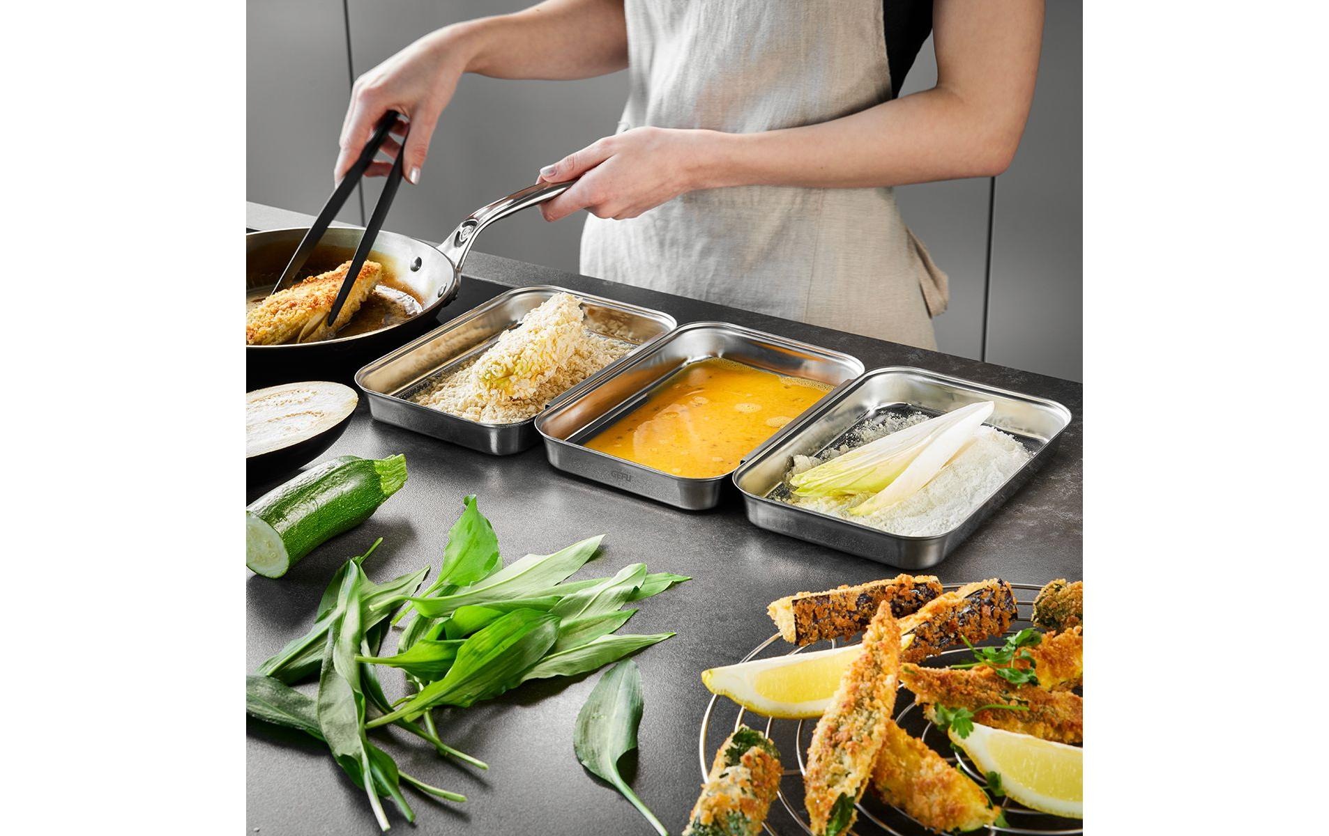 GEFU Schale »Pando 3-teilig« aus Edelstahl