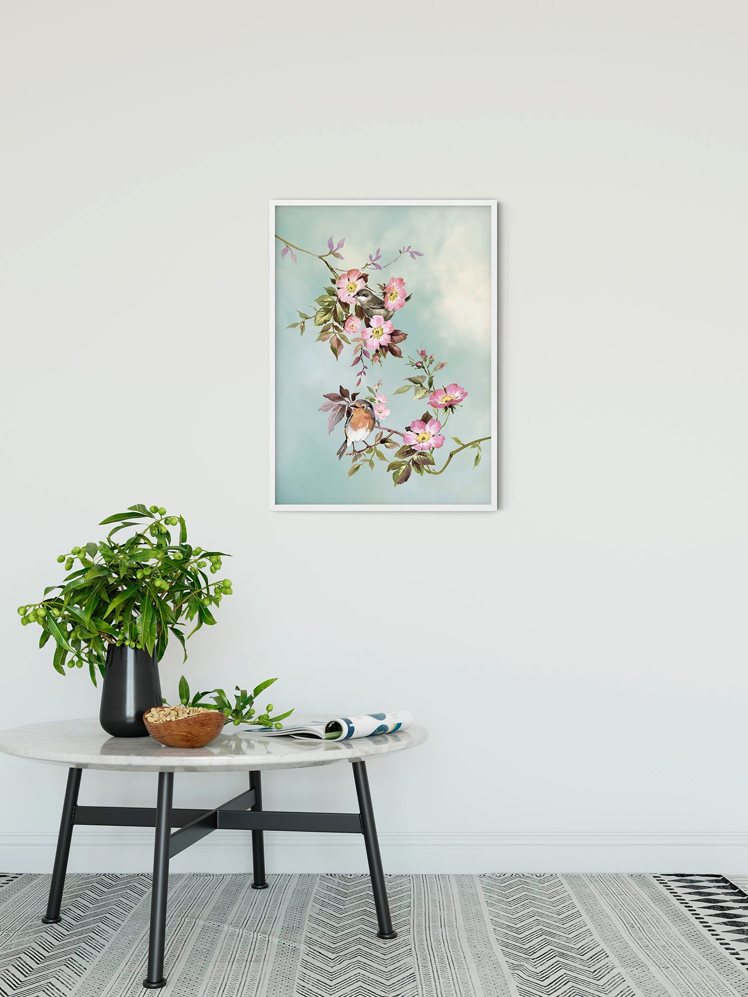 Komar Bild »Salutations du Matin« Natur 1 Stk. tlg. Wandbild zur Dekoration - ohne Rahmen