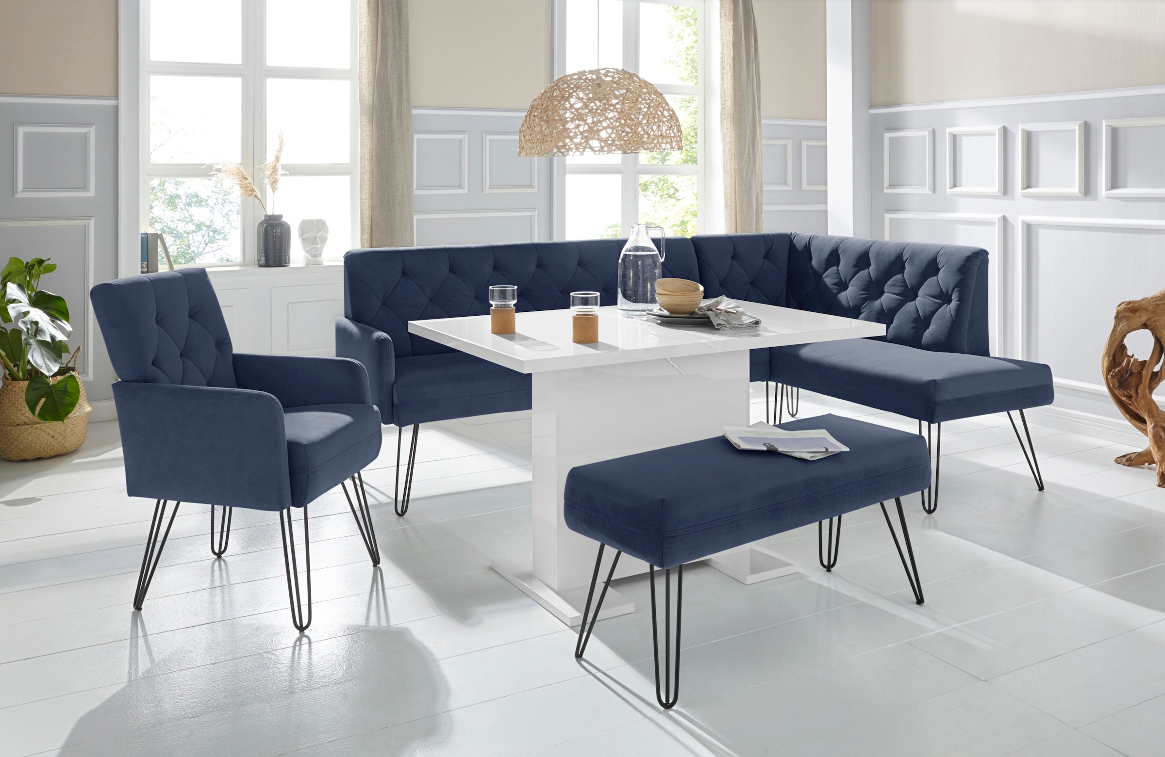 exxpo - sofa fashion Banc »Doppio« libre dans la pièce