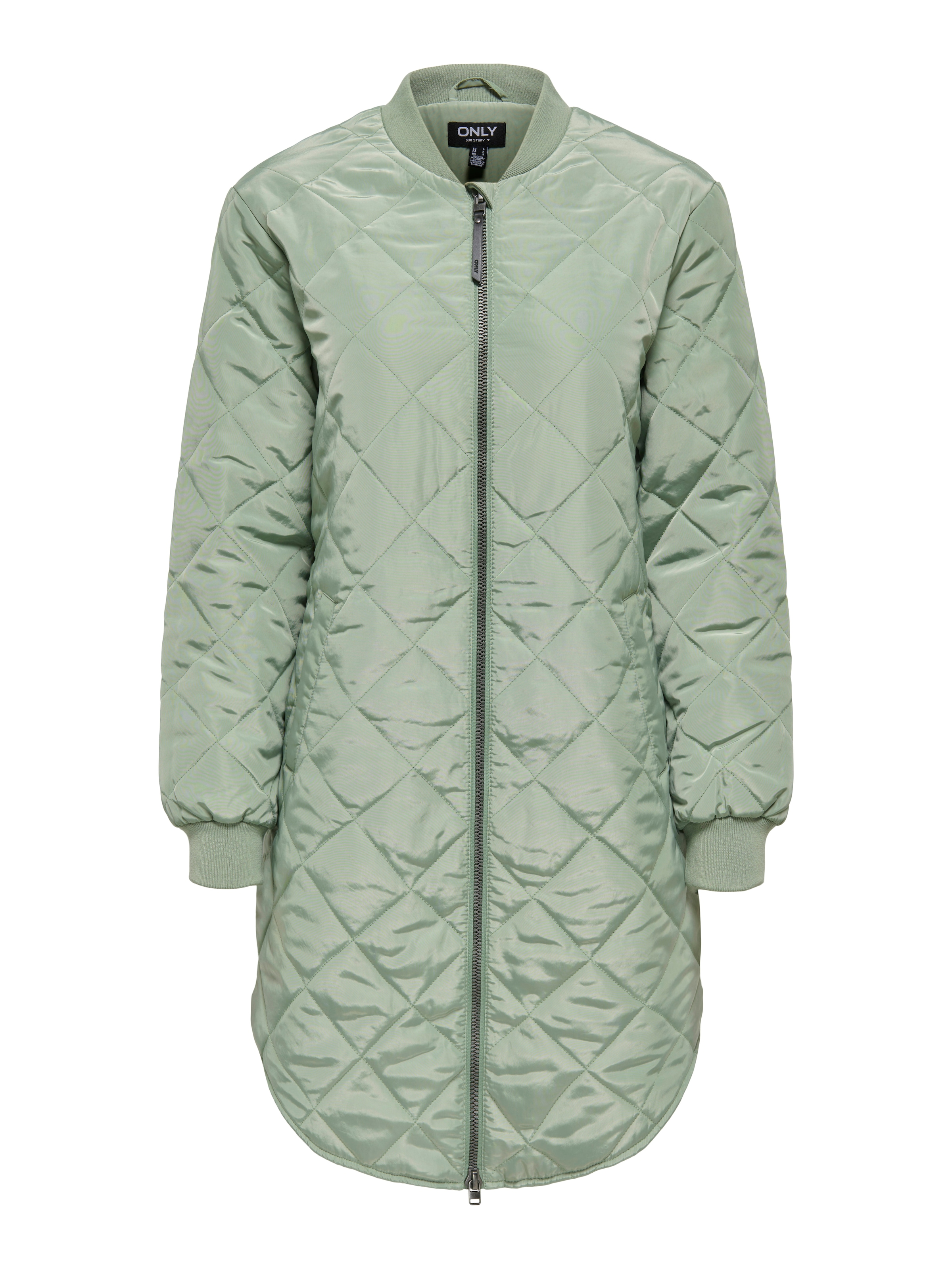 ONLY Manteau matelassé »ONLJESSICA QUILTED COAT ZIP CC OTW« fibre synthétique, style baseball
