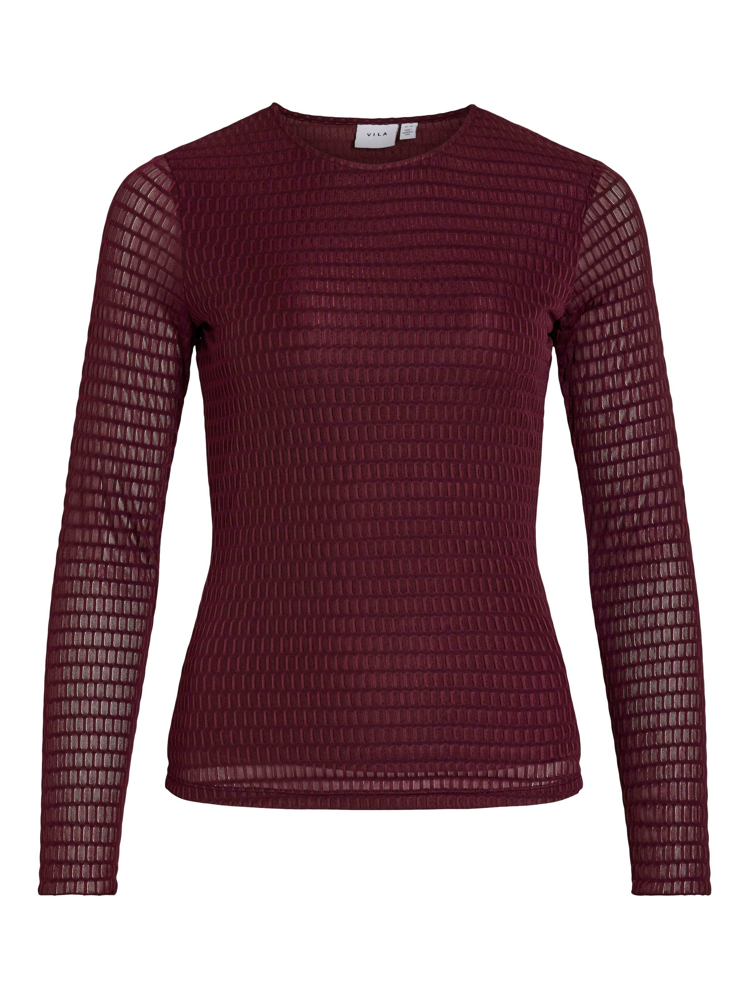 Vila Langarmshirt »VILARINE O-NECK L/S TOP - NOOS«