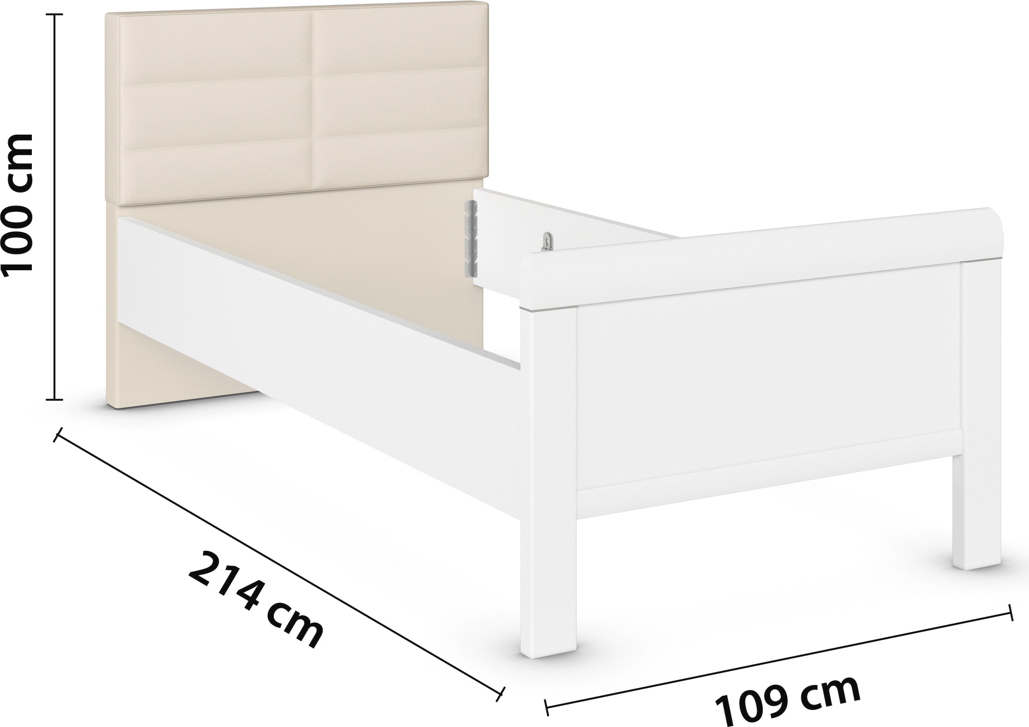 rauch Schlafzimmer-Set »Komplettschlafzimmer Schlafzimmer EVELYN« Set, inkl. SOFT-CLOSE-FUNKTION, 3 Stk. tlg. Schrank und Bett in 2 Breiten, Nachttisch mit Paneel MADE IN GERMANY