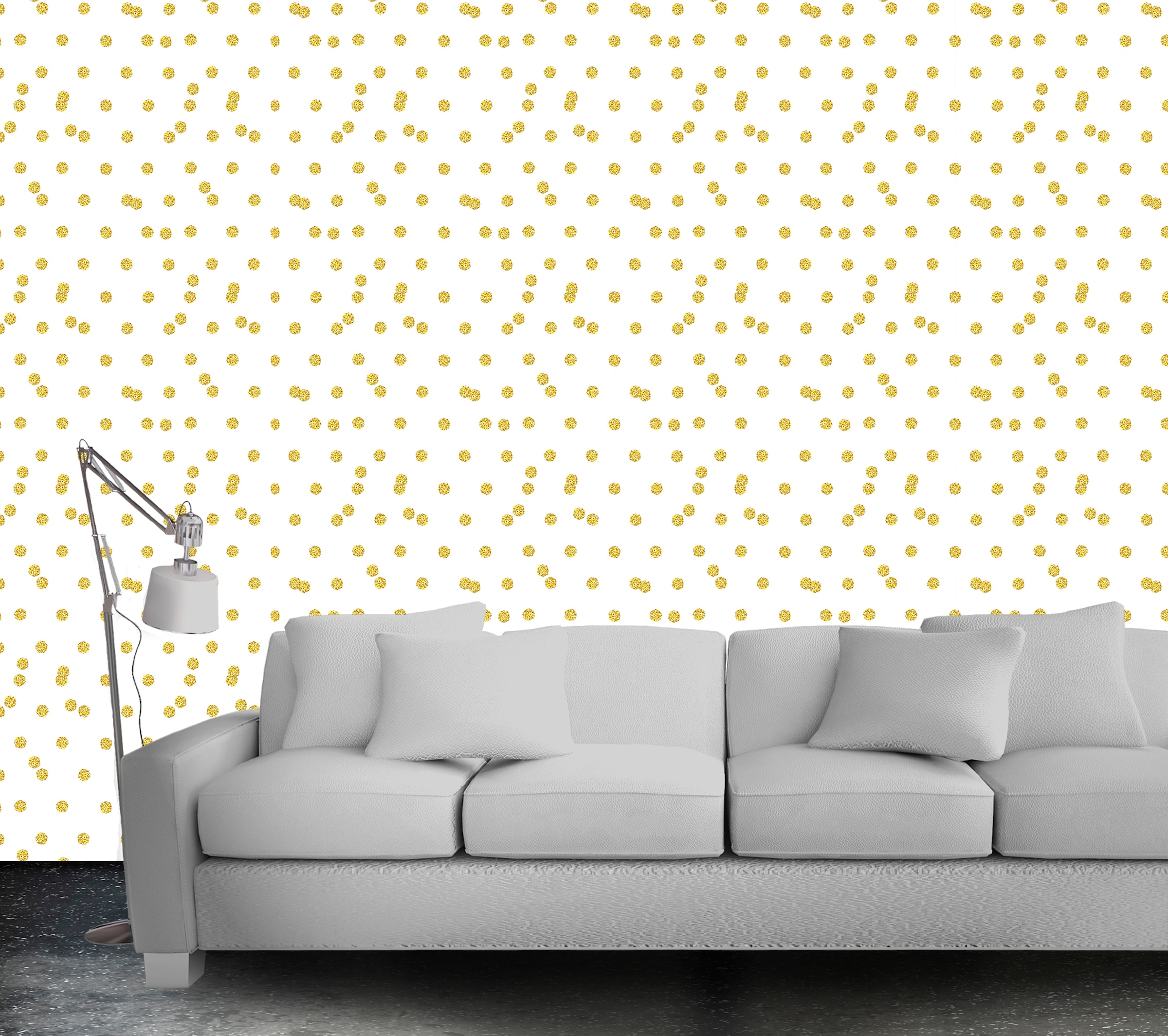 queence Papier peint vinyle »Eamai« Optique 3D | imprimé 90x250cm, selbstklebend, kinderleichte Anbringung, , Sticker